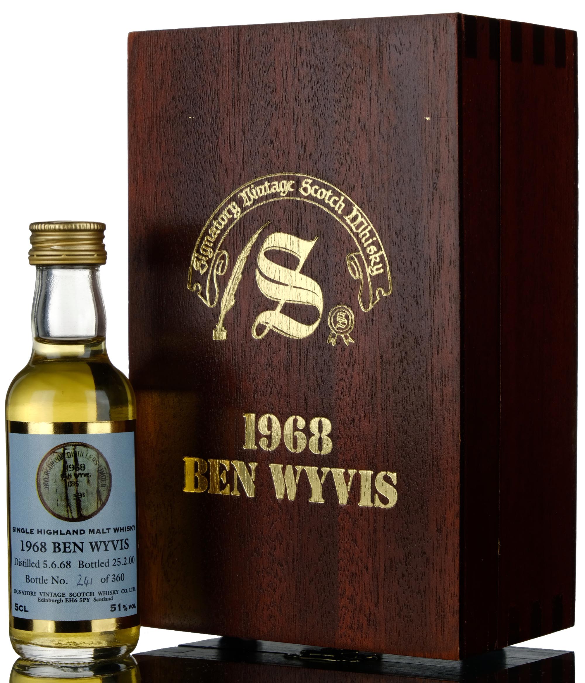 Ben Wyvis 19682000 31 Signatory Vintage Single Cask 685 Miniature