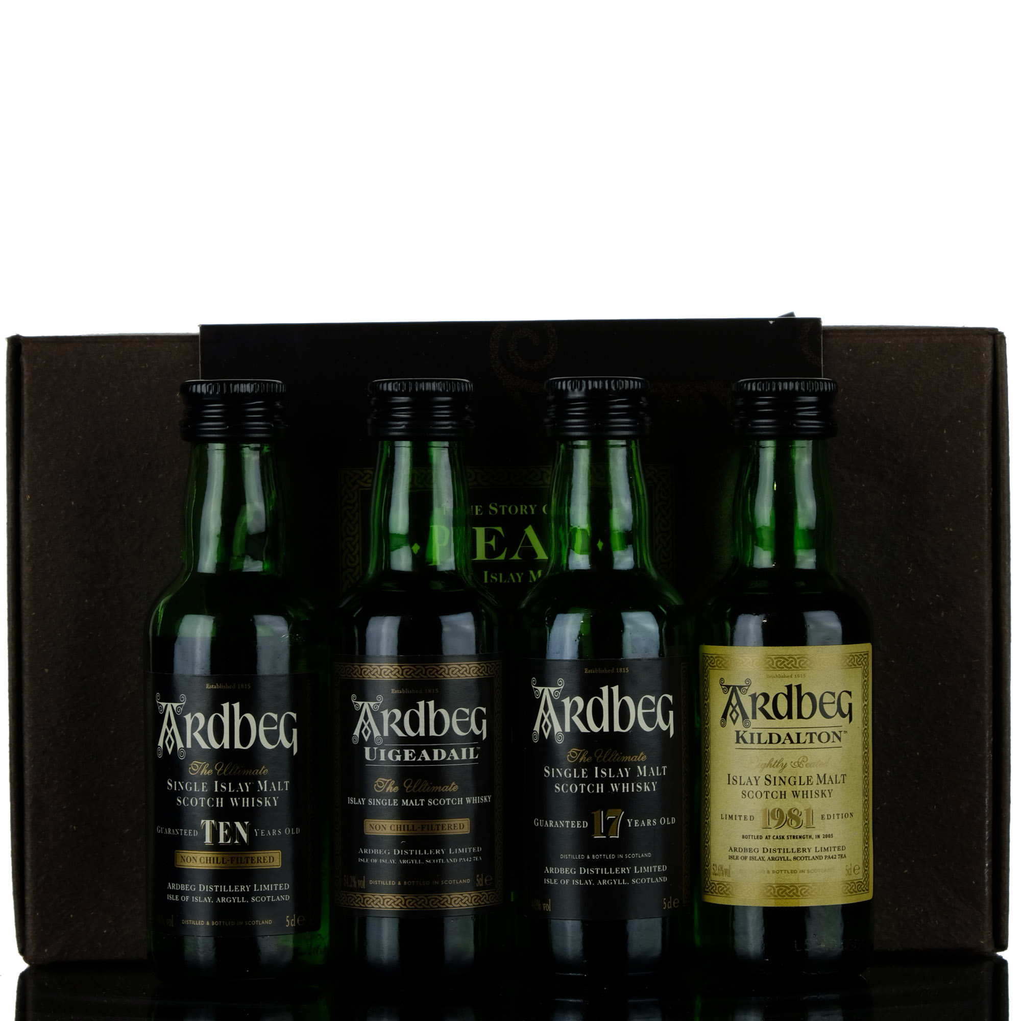 Ardbeg Peat Pack The Storey Of Peat Miniature Set