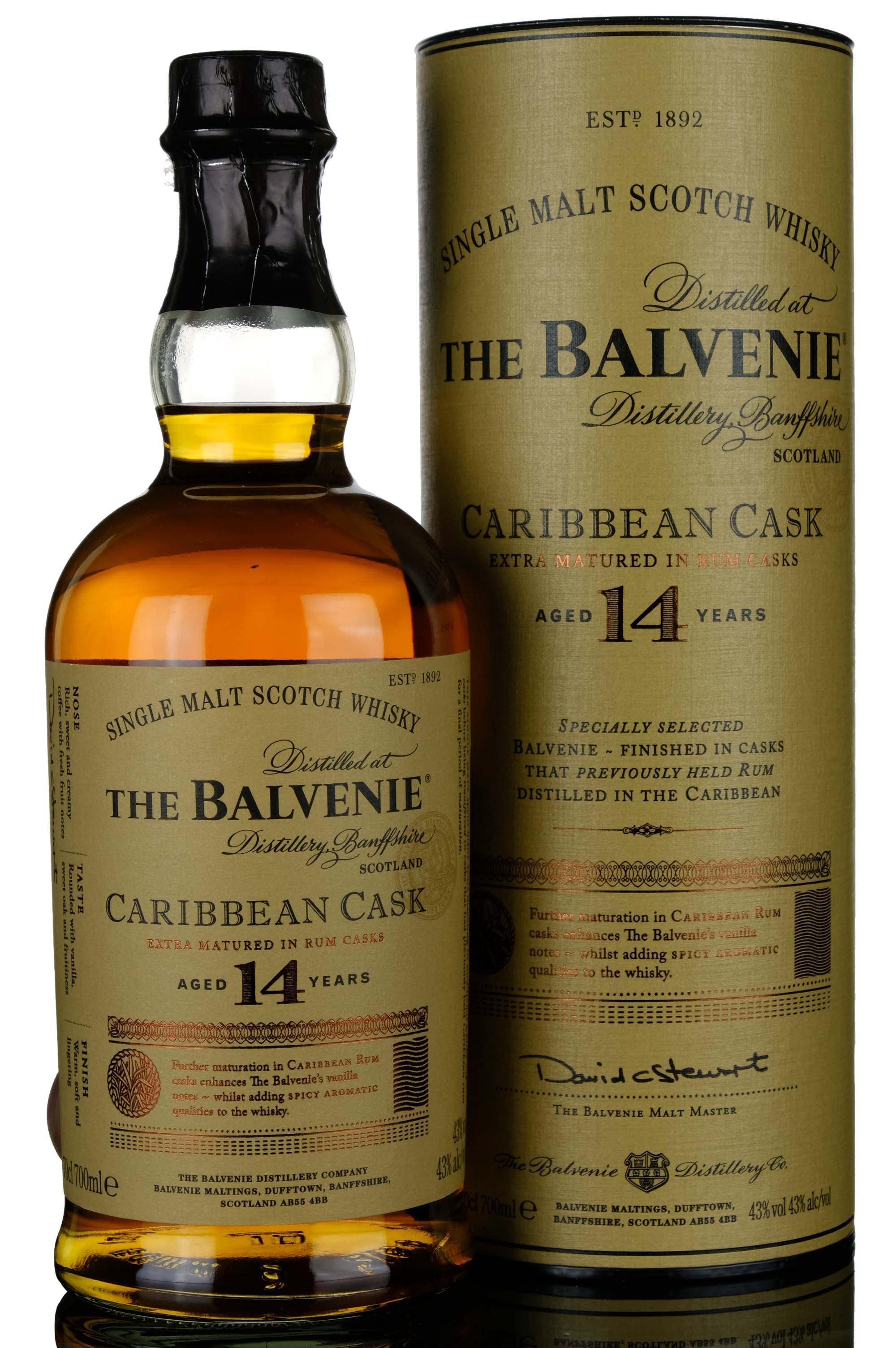 Balvenie 14 Caribbean Rum Cask Finish