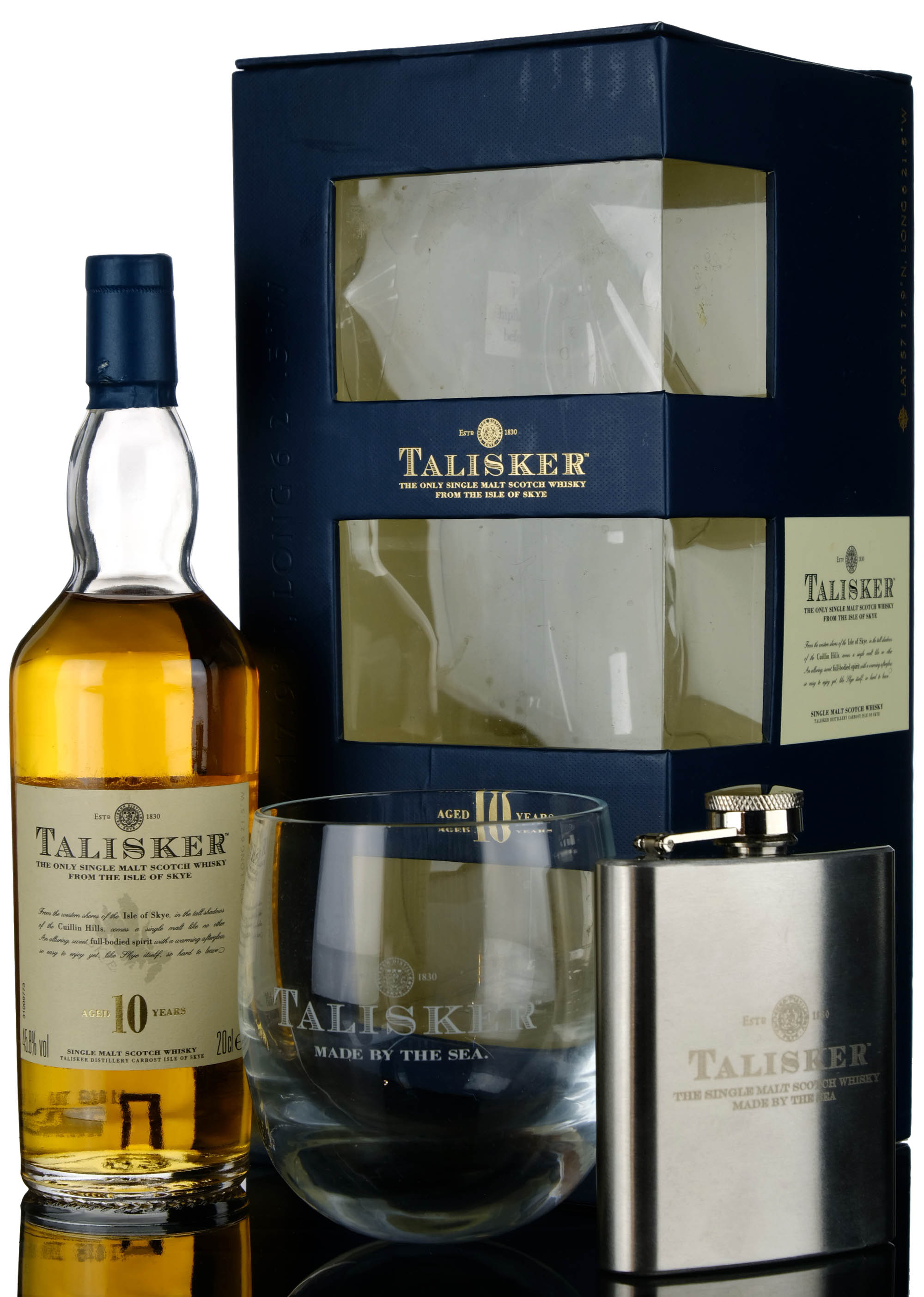 Talisker 10 Early 2000s Quarter Bottle Presentation Set