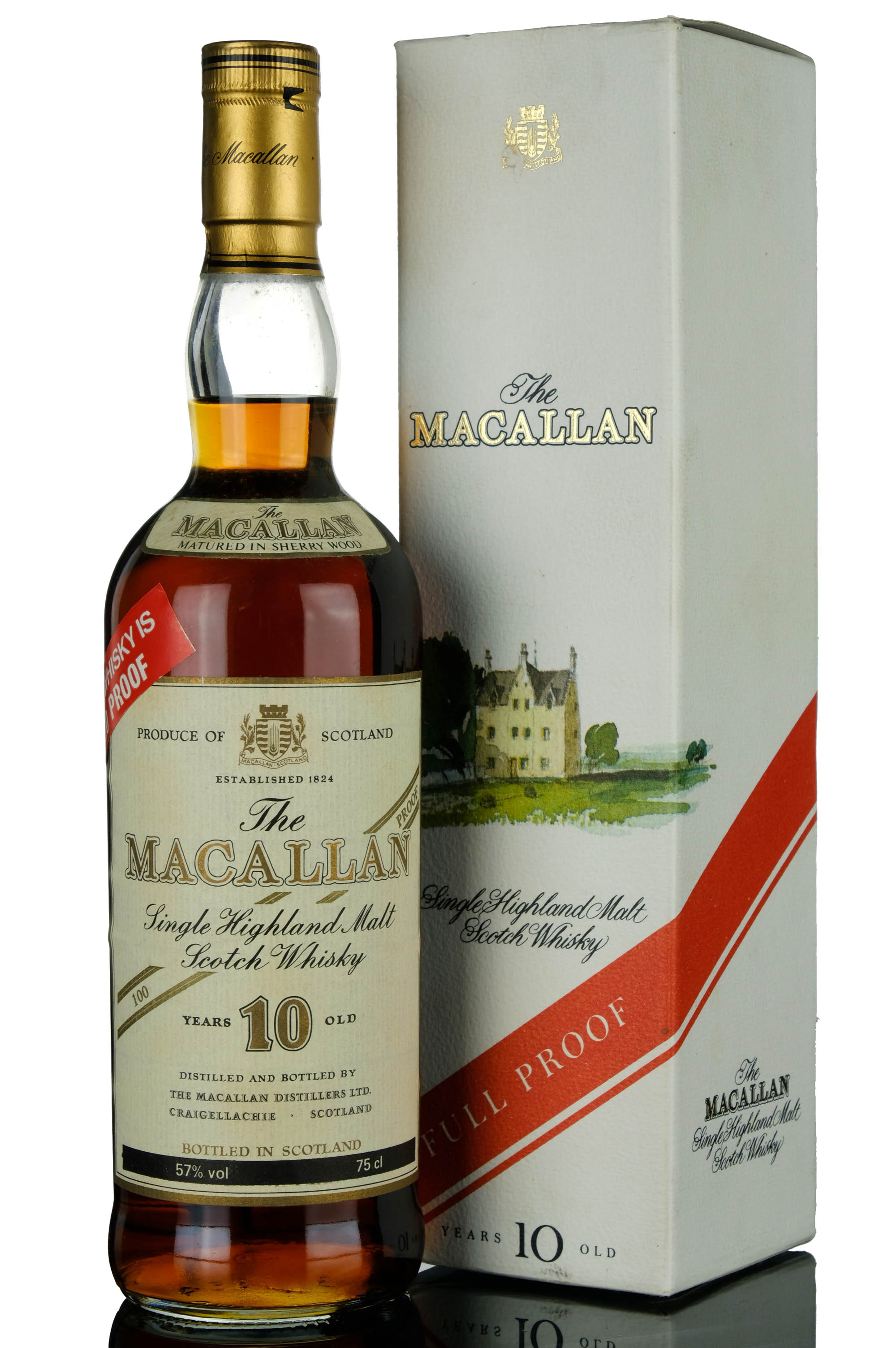 Macallan 10 Sherry Cask Circa 1990 100 Proof