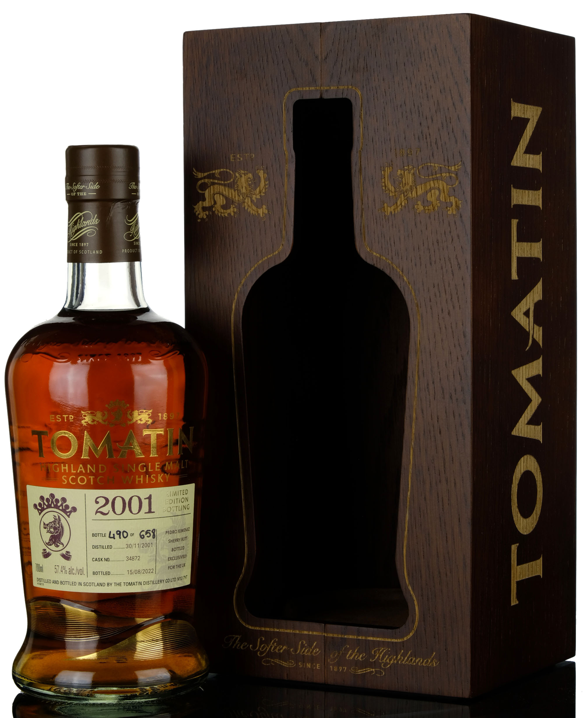 Tomatin 2001-2022 - 20 Year Old - Single Cask 34872 - UK Exclusive