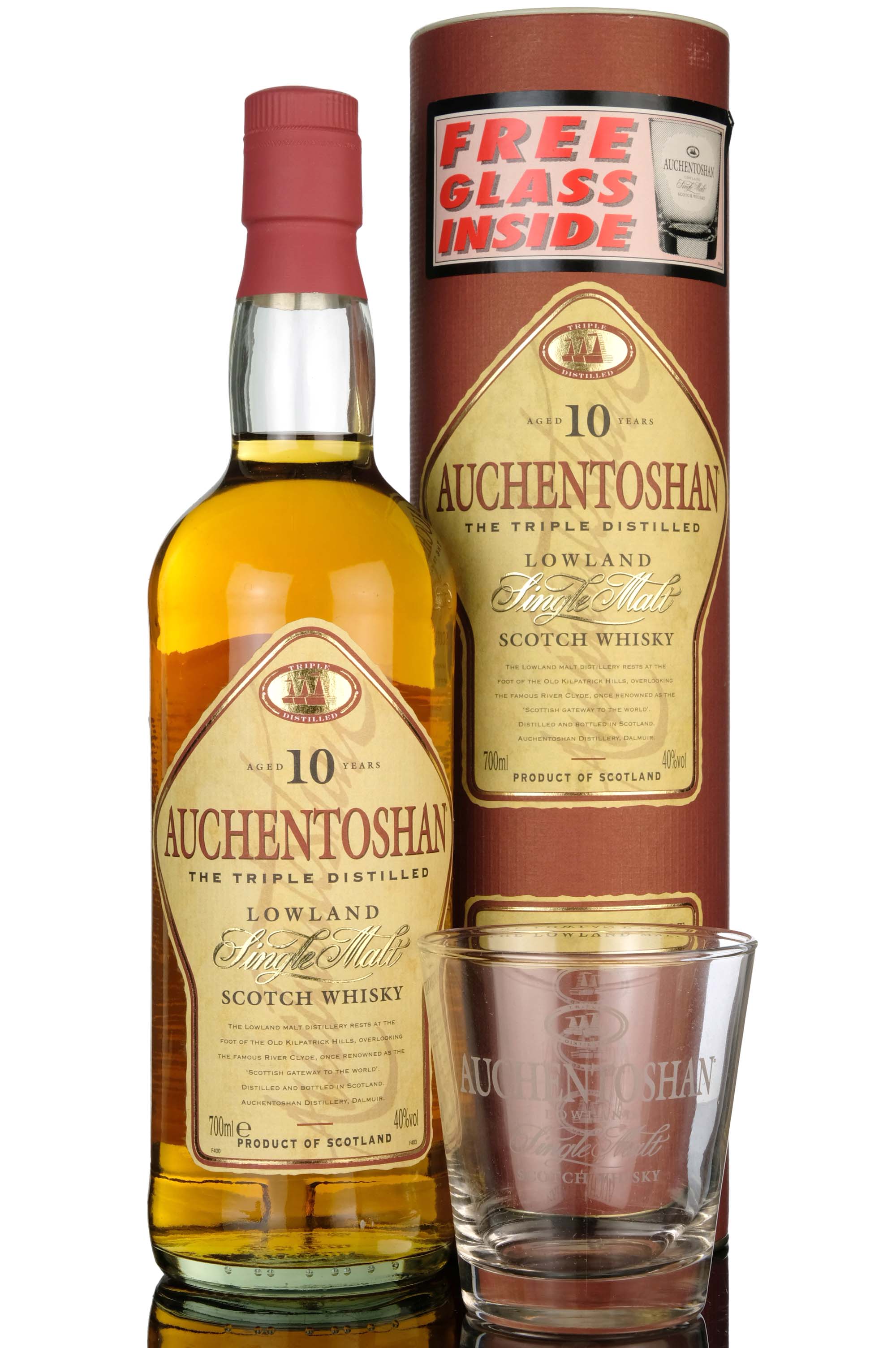 Auchentoshan 10 Year Old - Circa 2000