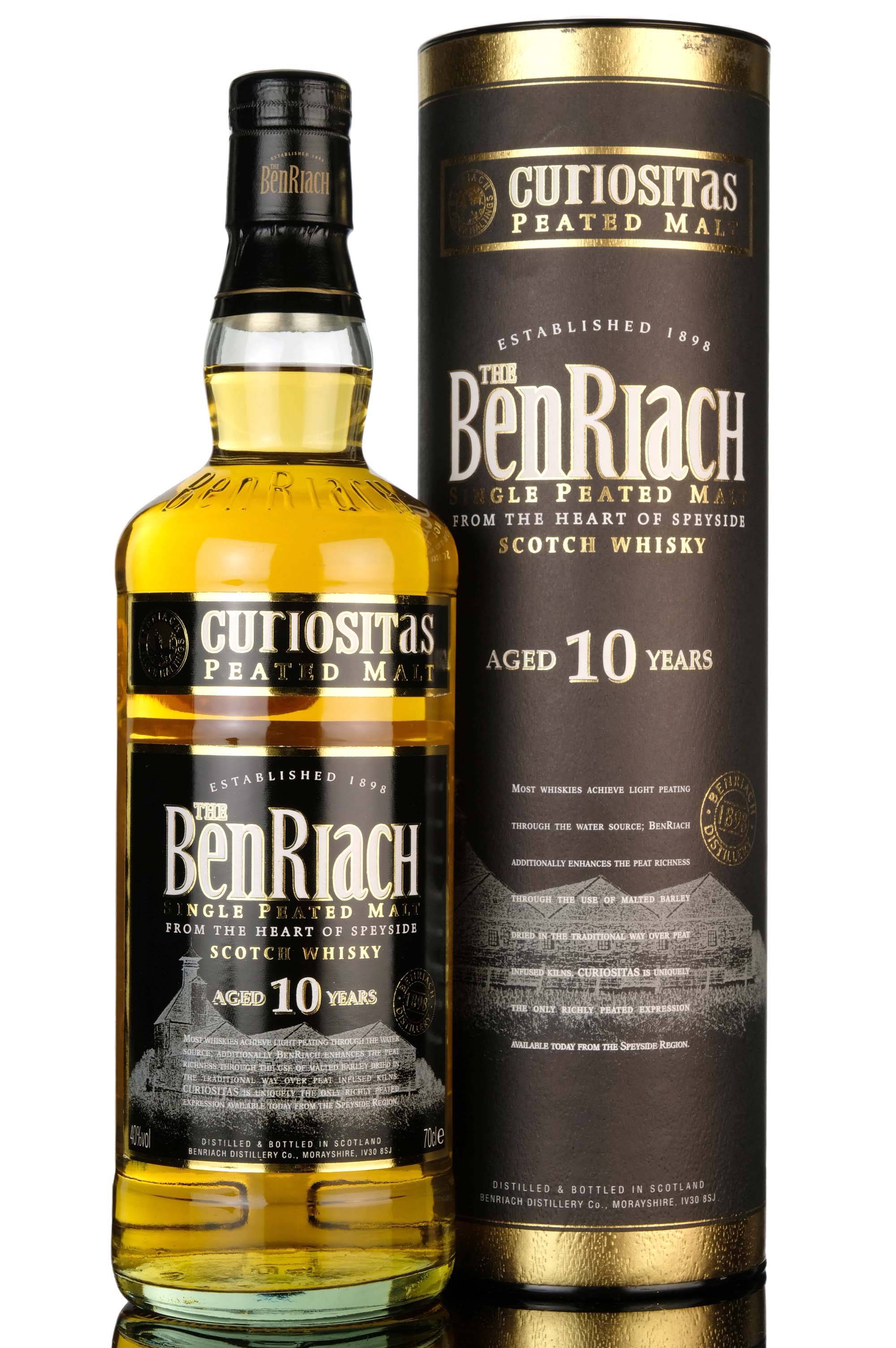 Benriach 10 Year Old - Curiositas Peated Malt