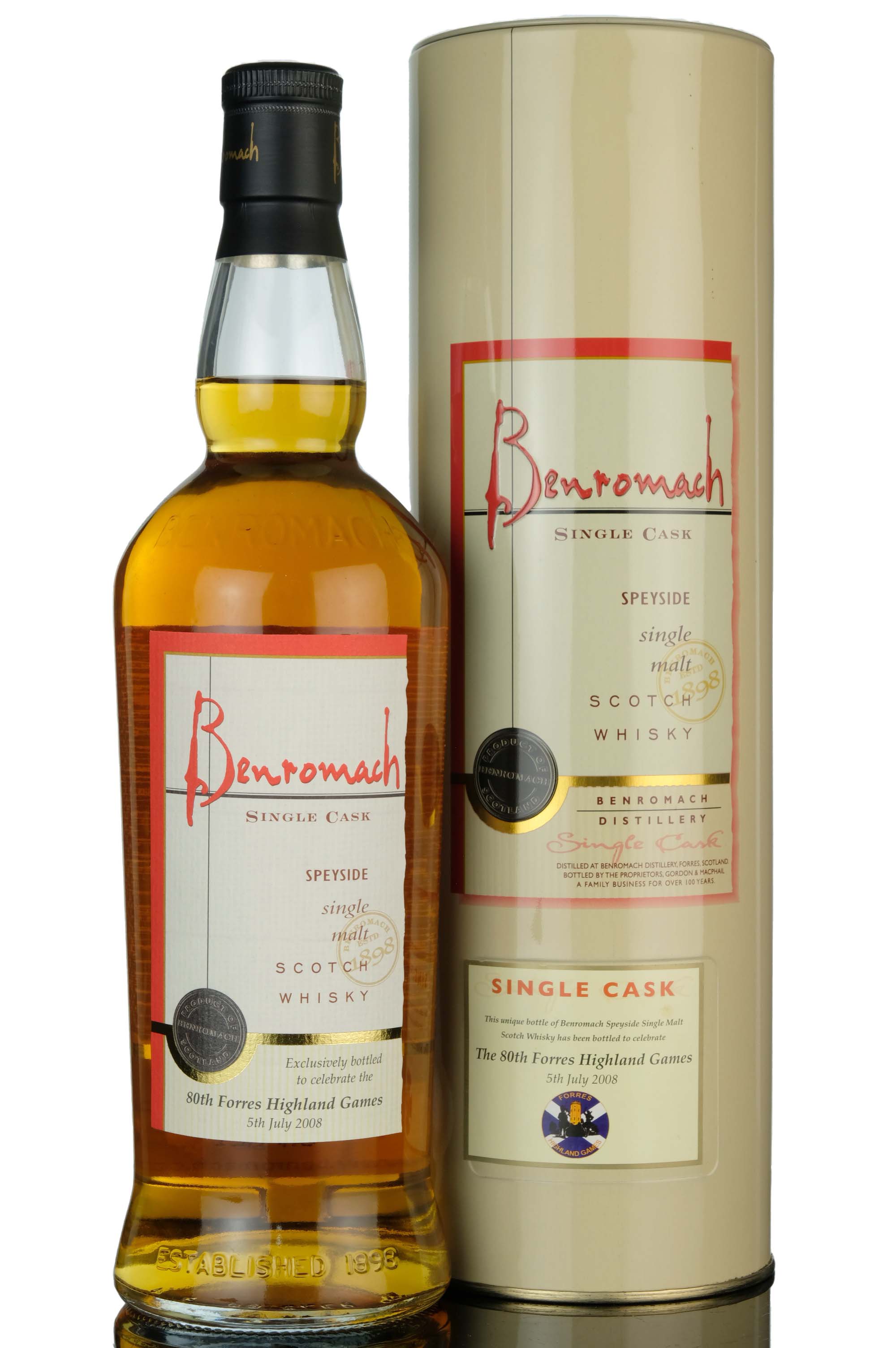 Benromach 2000 The 80th Forres Highland Games 2008 Single Cask 54