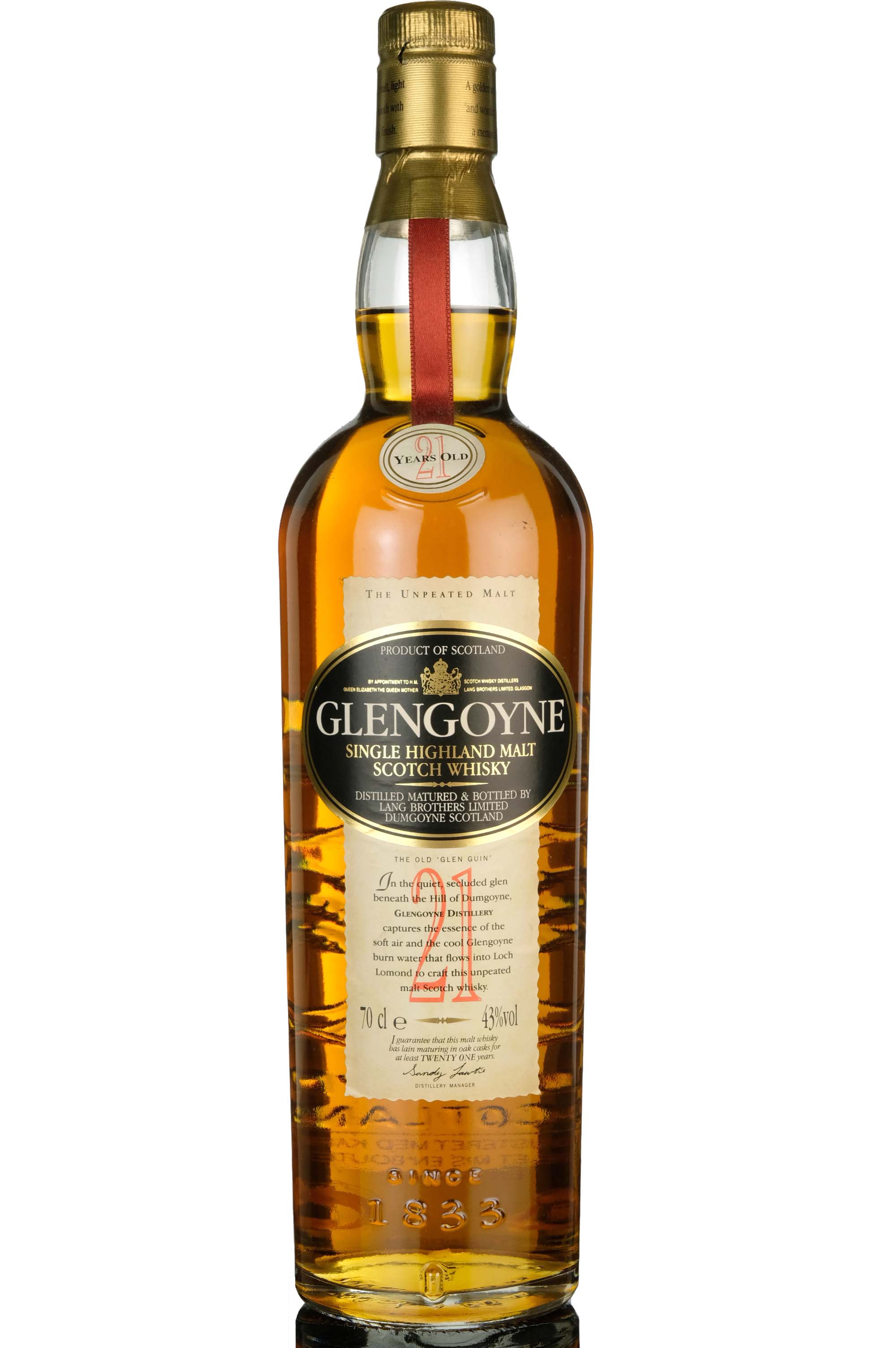 Glengoyne 21 Year Old - Circa 2000
