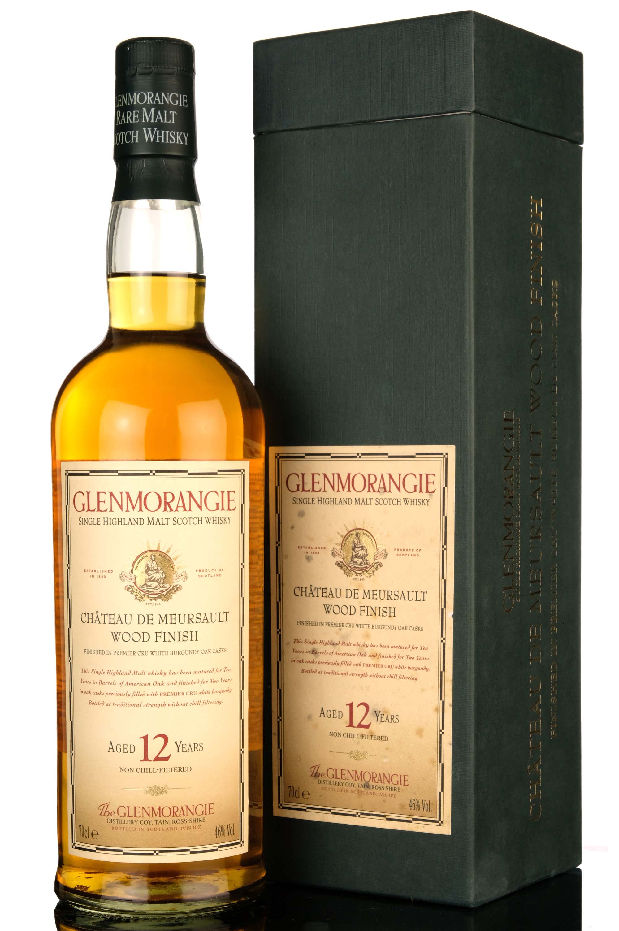 Glenmorangie 12 Chteau De Meursault Wood Finish Early 2000s