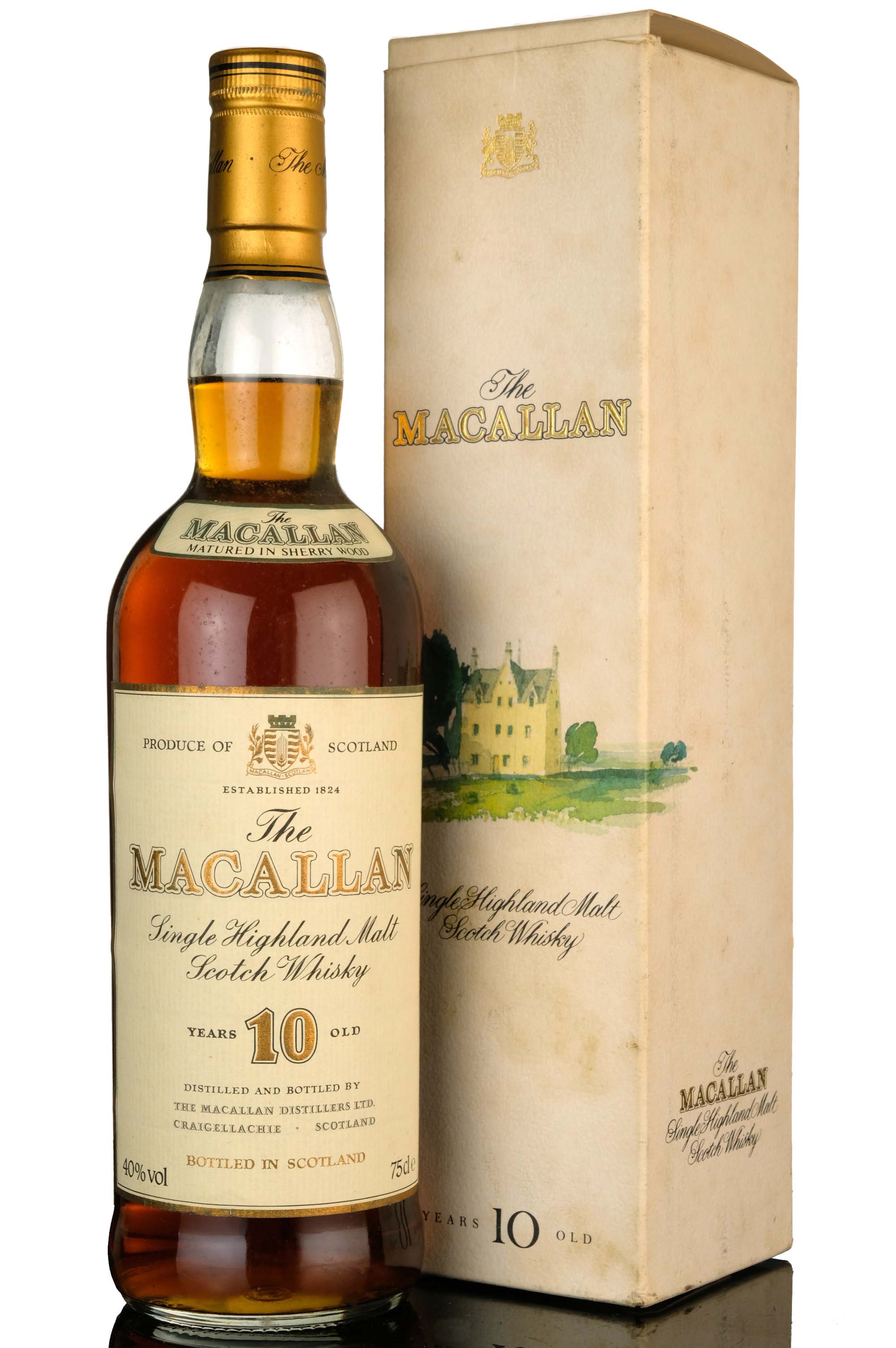 Macallan 10 Year Old - Sherry Cask - Circa 1990