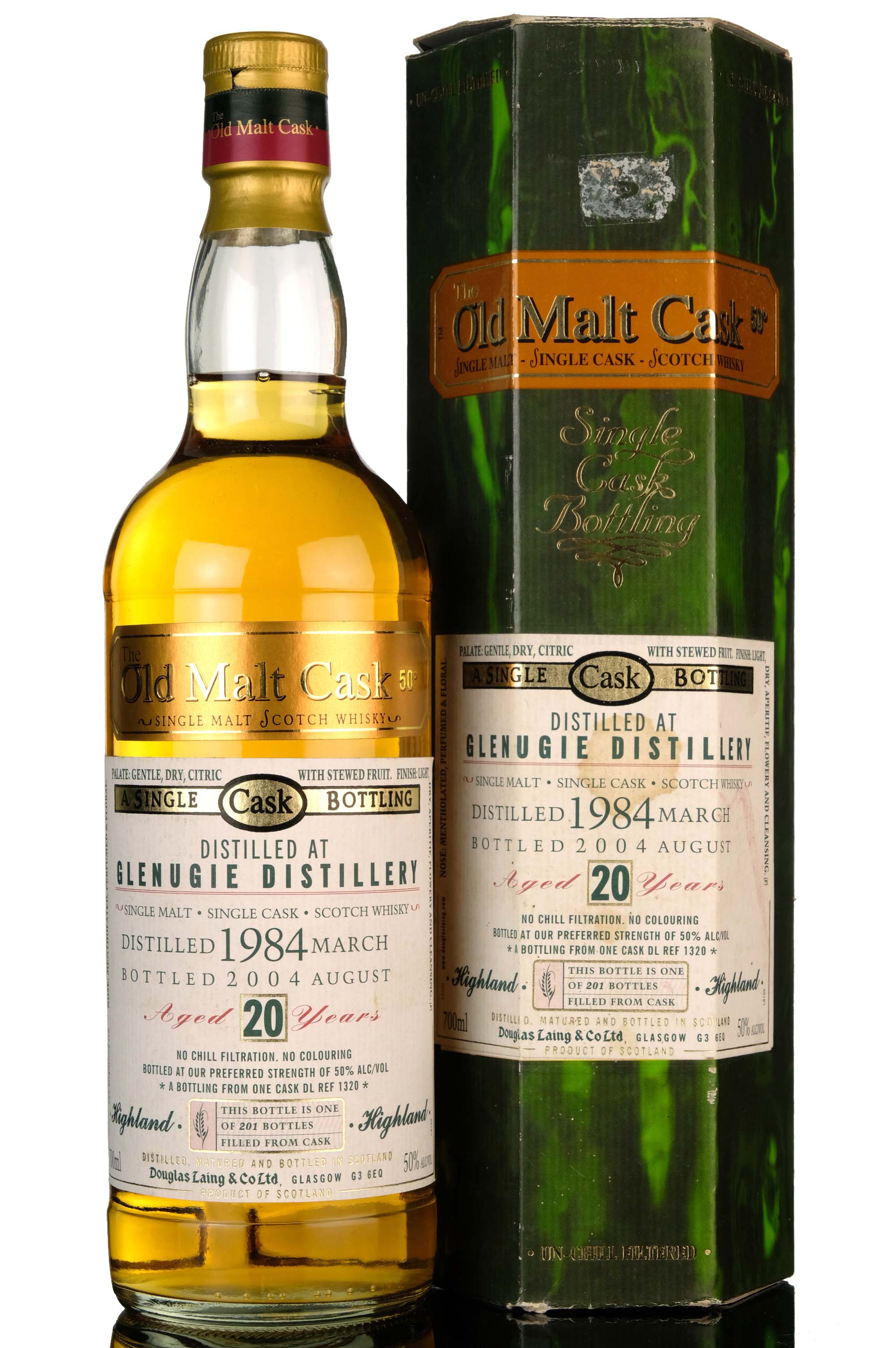 Glenugie 1984-2004 - 20 Year Old - Douglas Laing - Old Malt Cask - Single Cask 1320