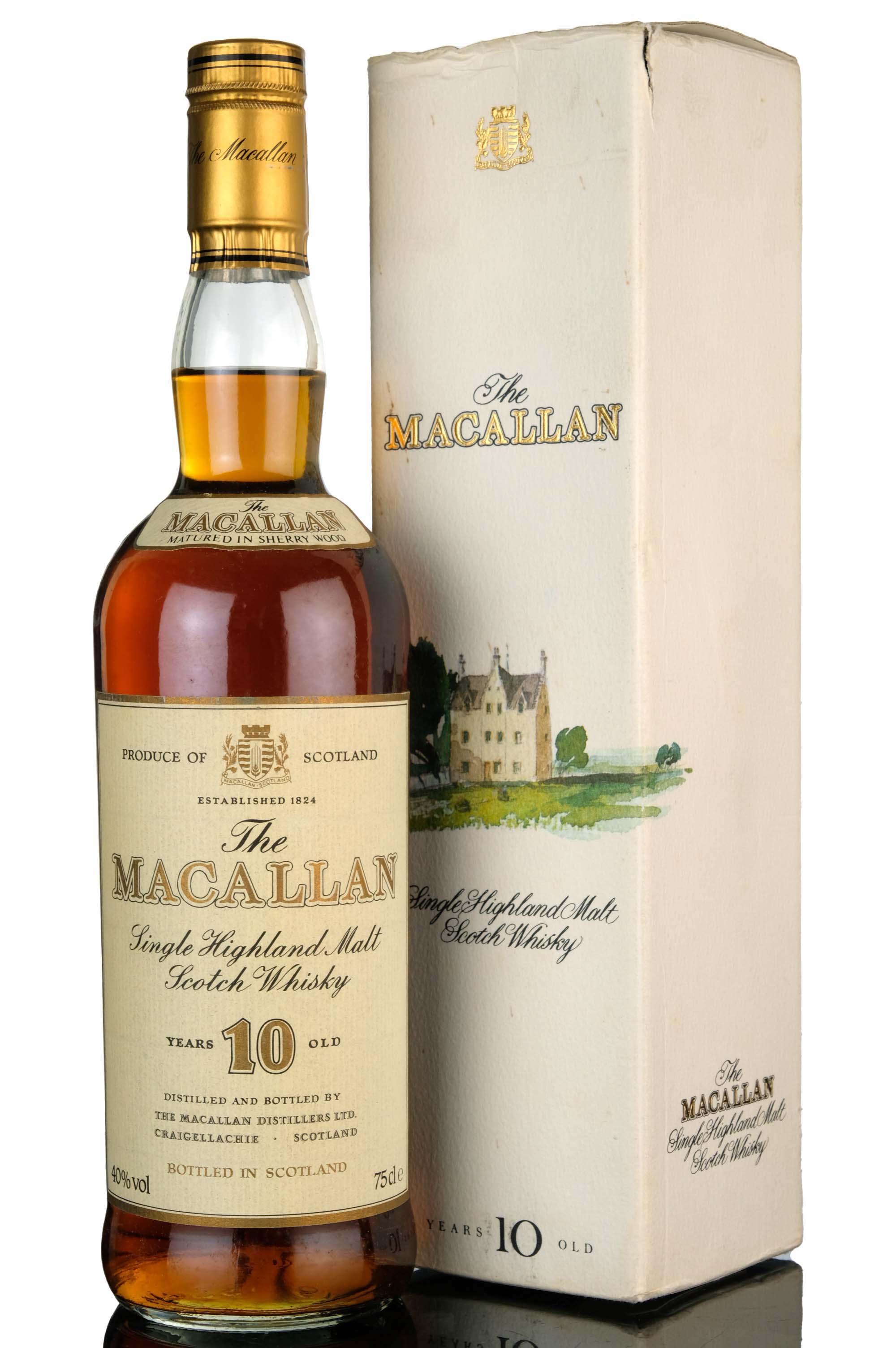 Macallan 10 Year Old - Sherry Cask - Circa 1990