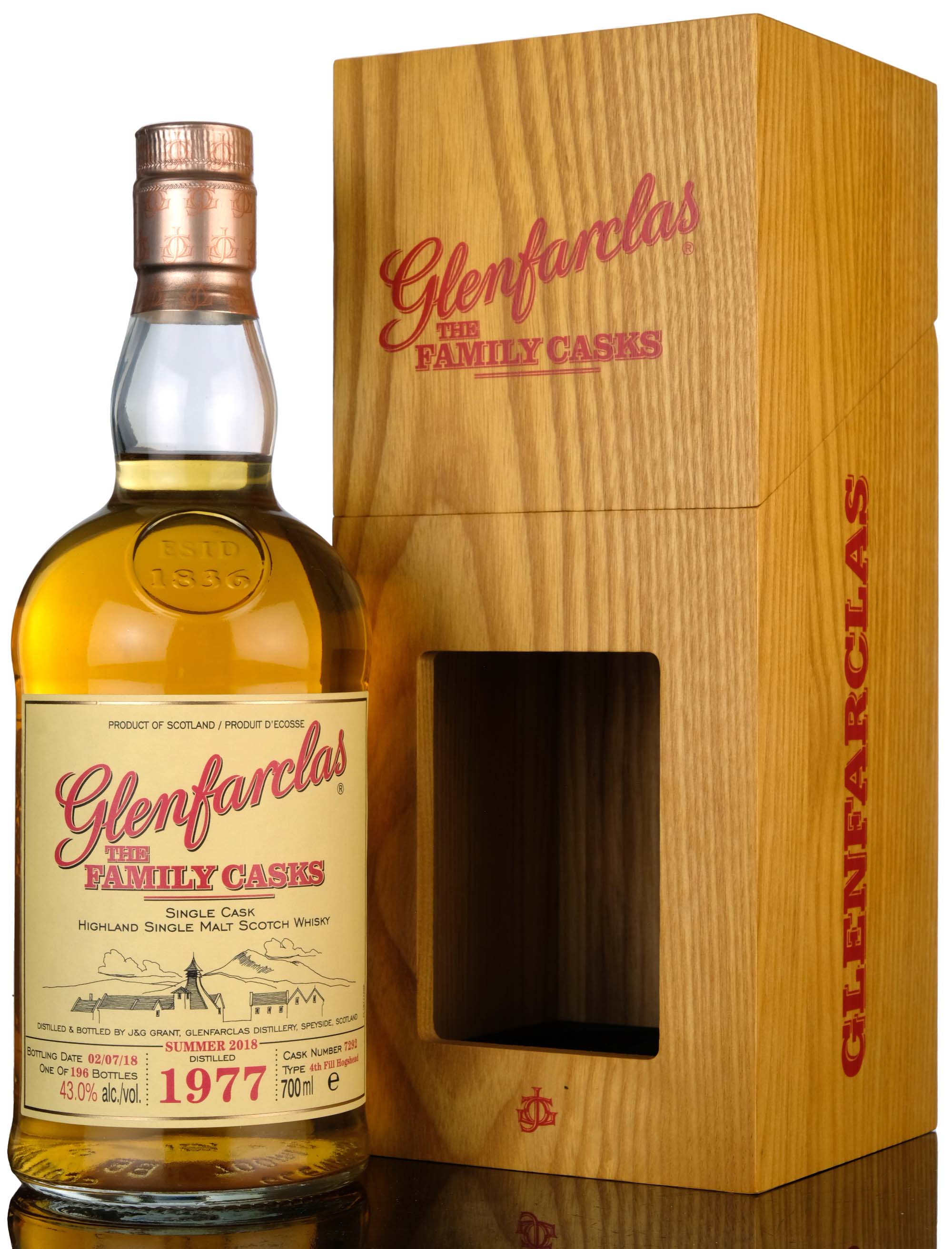 Glenfarclas 1977-2018 - The Family Casks - Single Cask 7292