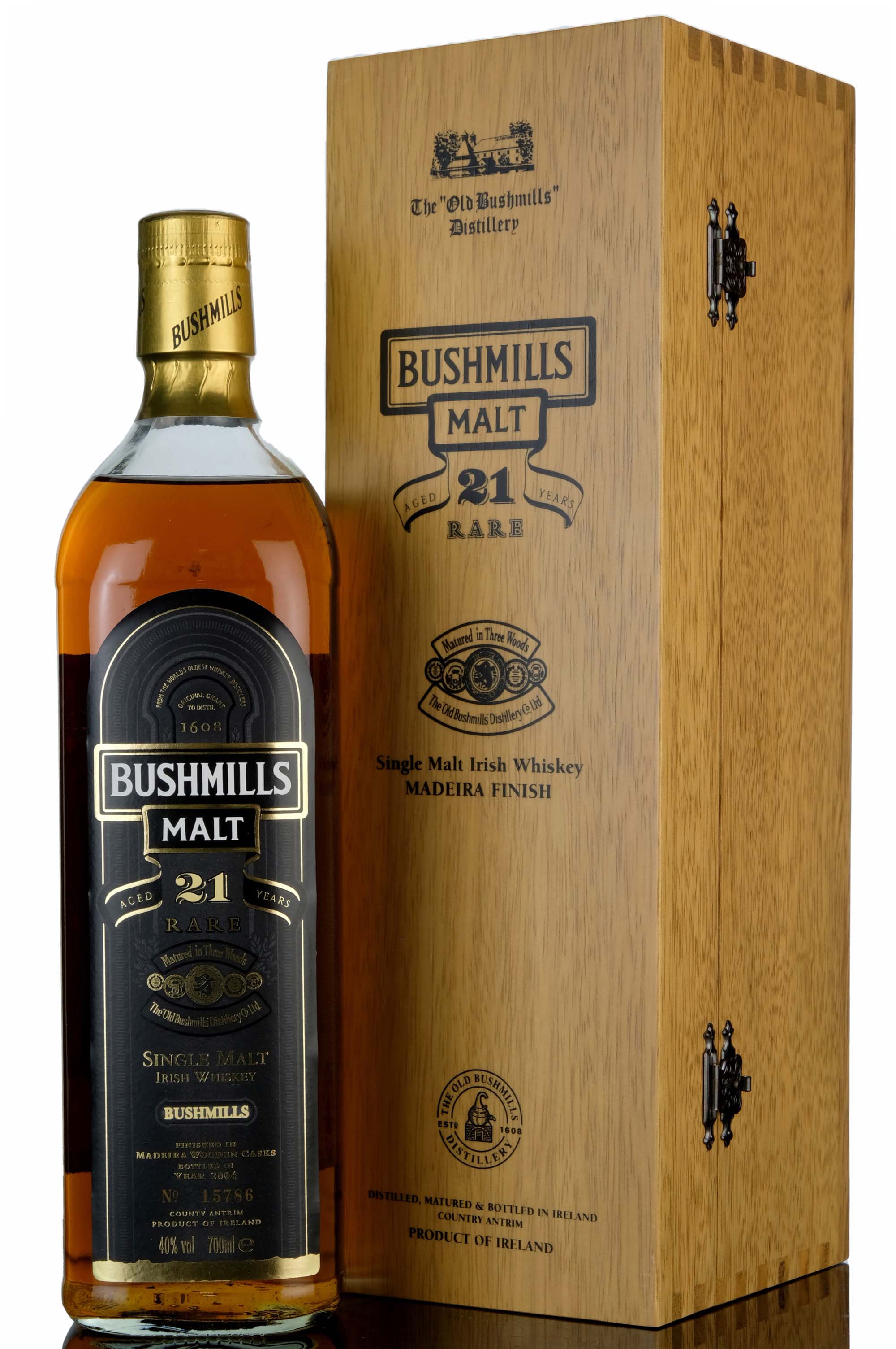 Bushmills Malt 21 Year Old - Three Wood - 2004 Release