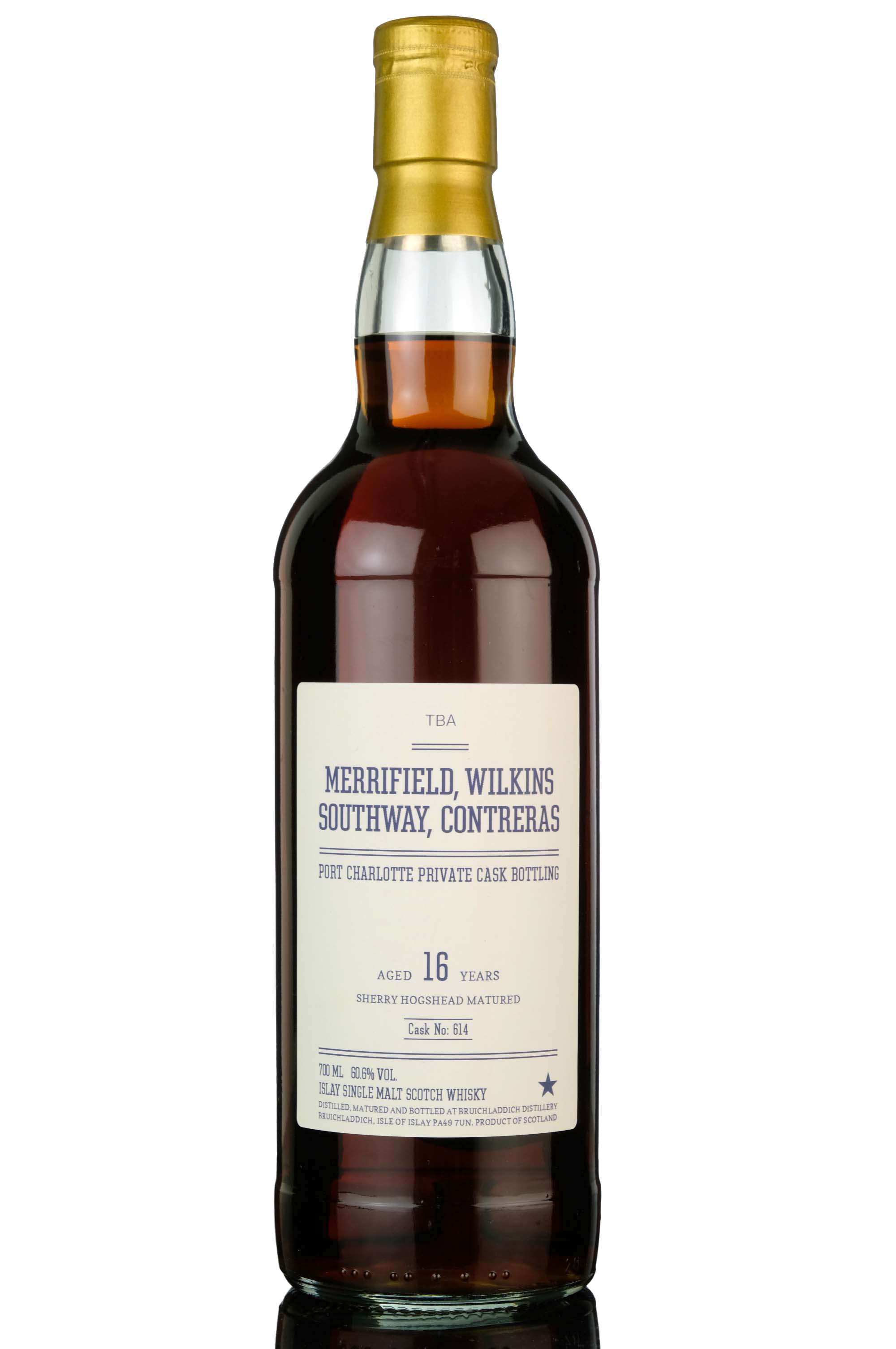 Port Charlotte 16 Year Old - Private Bottling - Single Cask 614