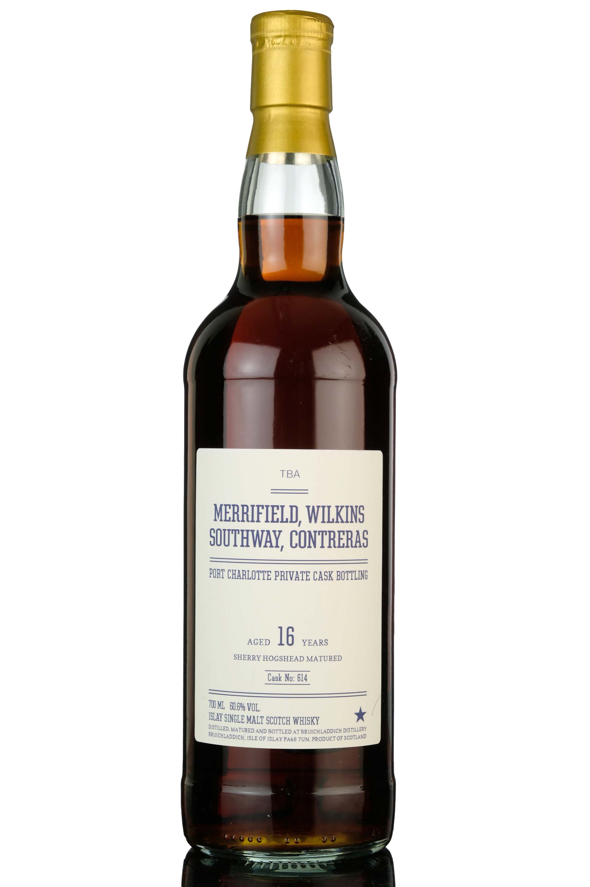 Port Charlotte 16 Year Old - Private Bottling - Single Cask 614