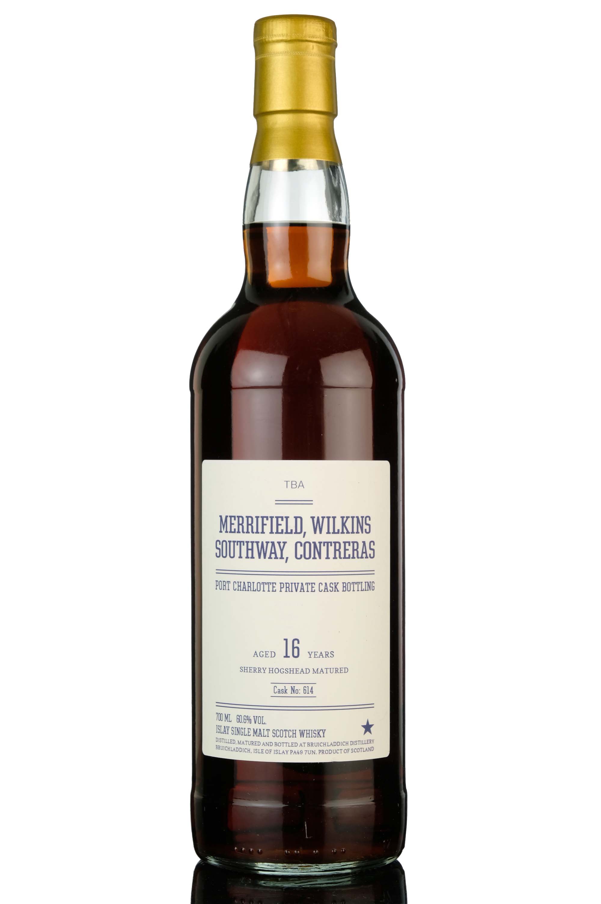 Port Charlotte 16 Year Old - Private Bottling - Single Cask 614