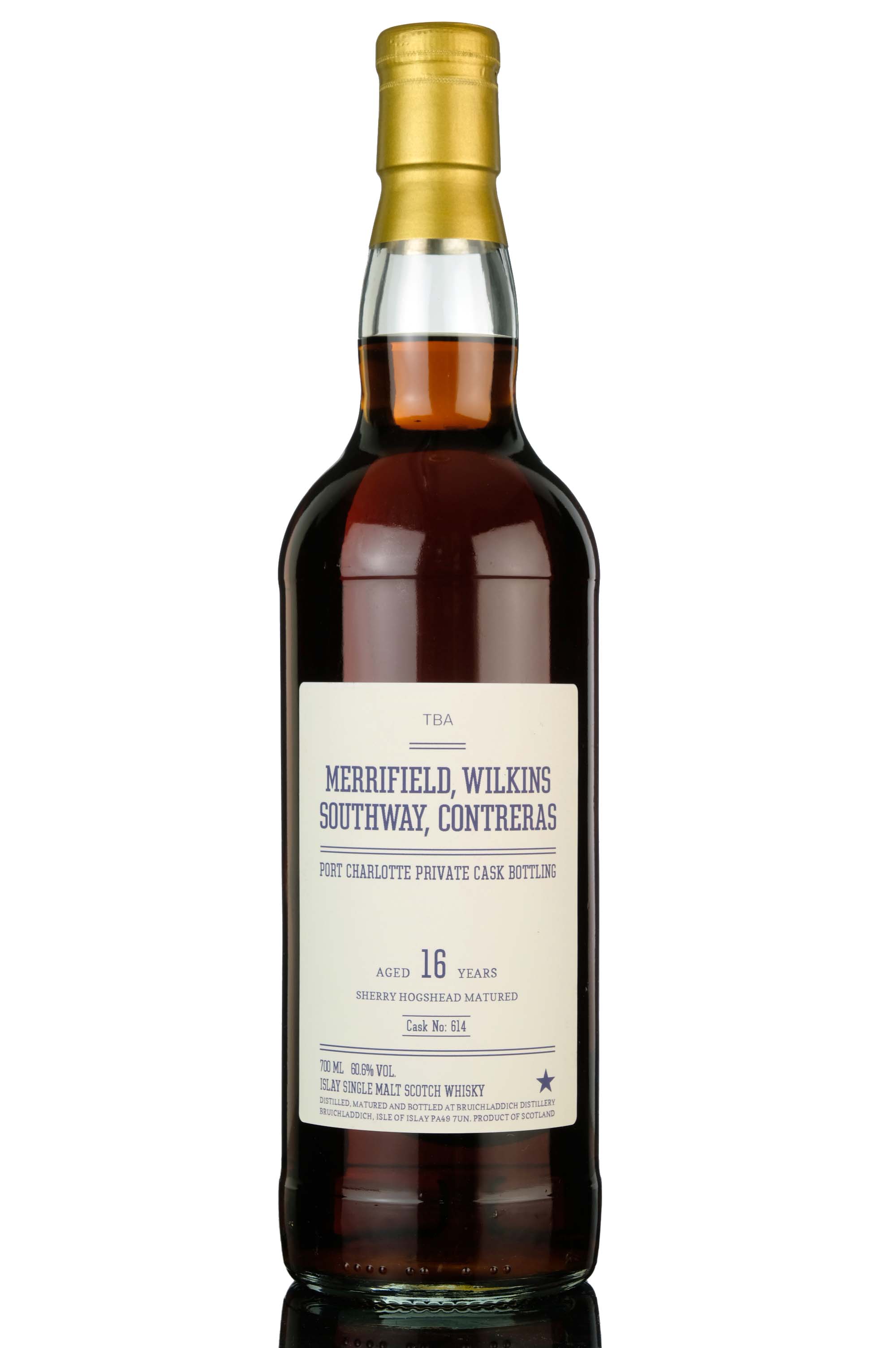Port Charlotte 16 Year Old - Private Bottling - Single Cask 614