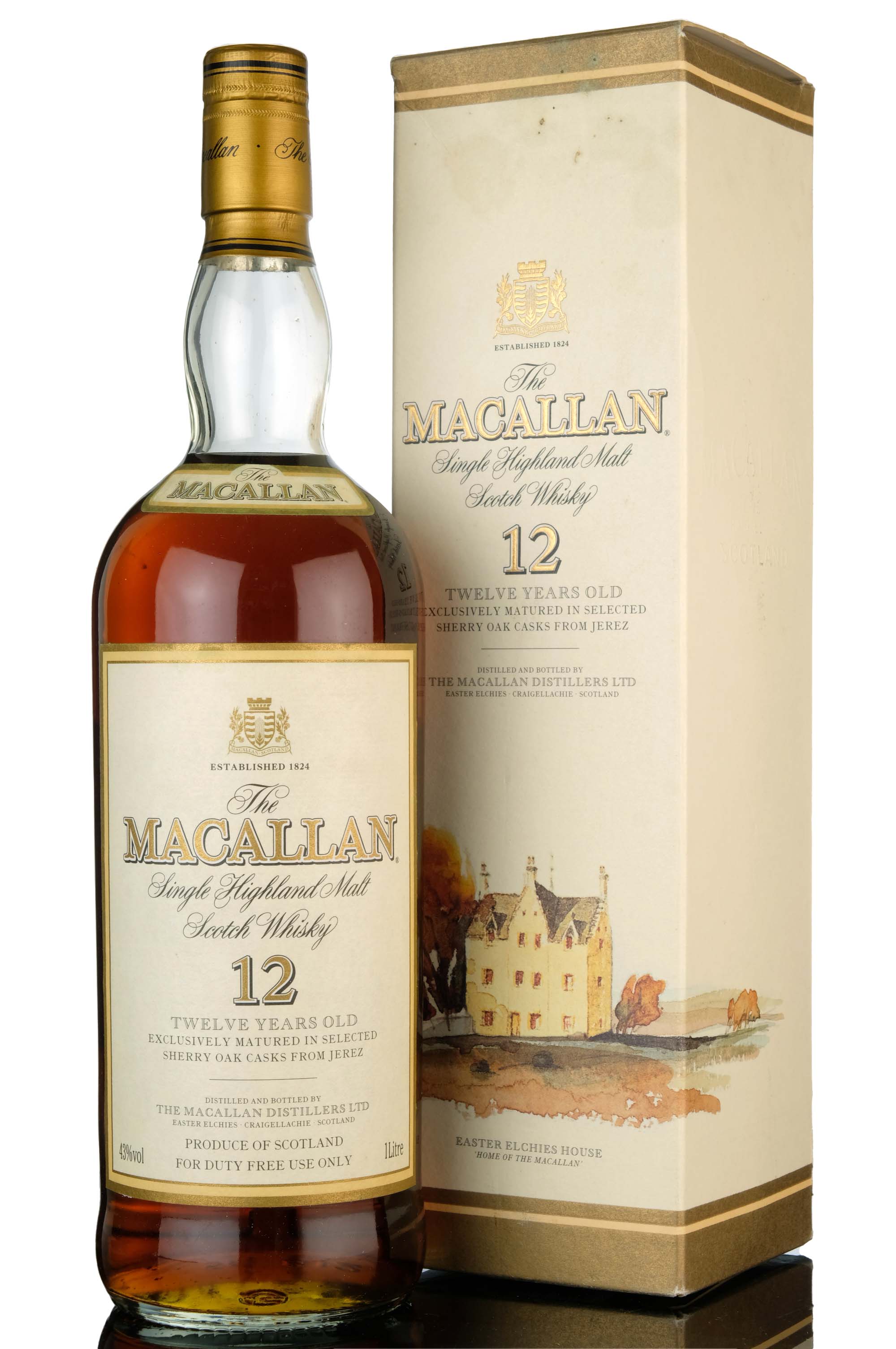 Macallan 12 Year Old - Sherry Cask - Early 2000s - 1 Litre