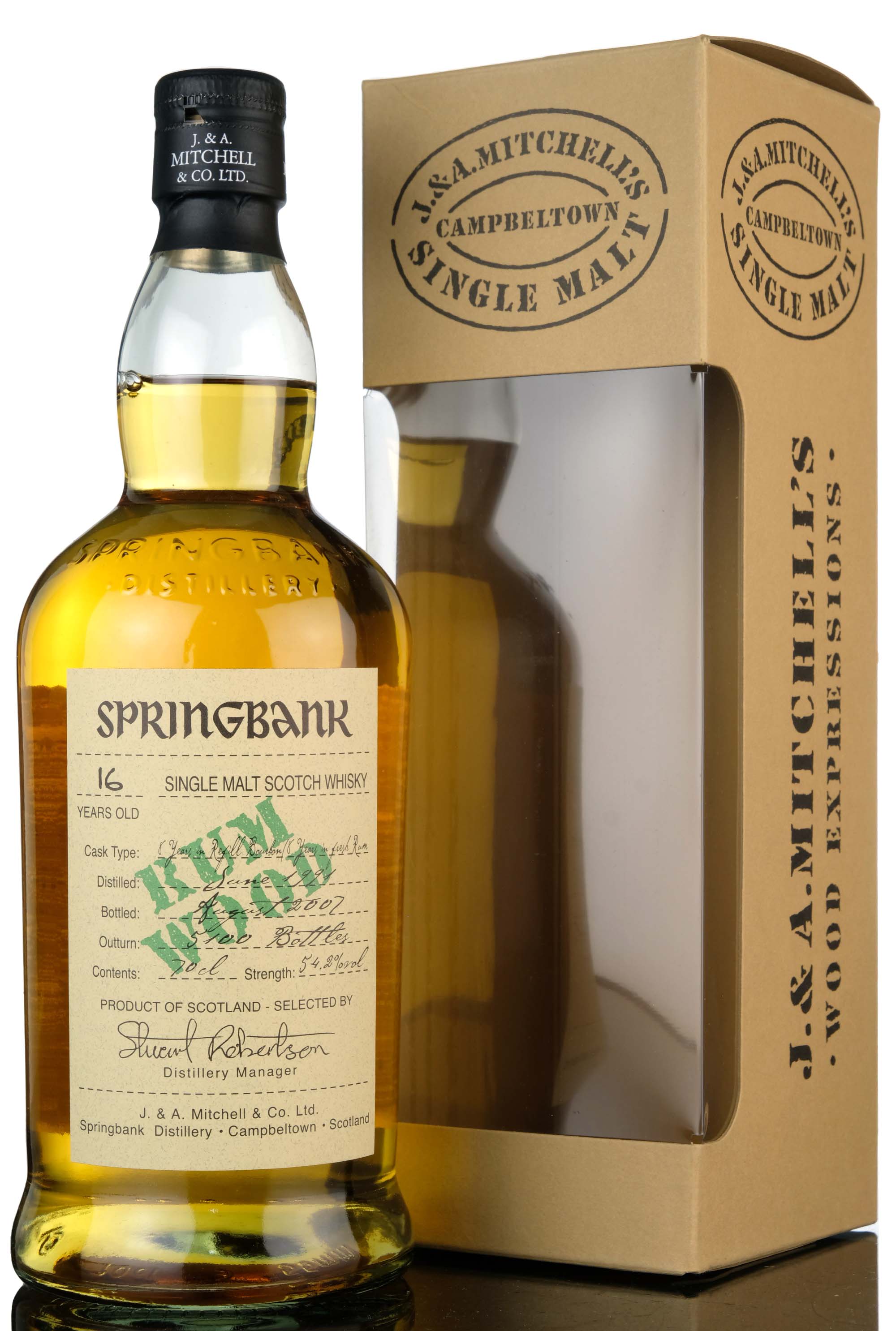 Springbank 1991 - 2007 16 Rum Wood