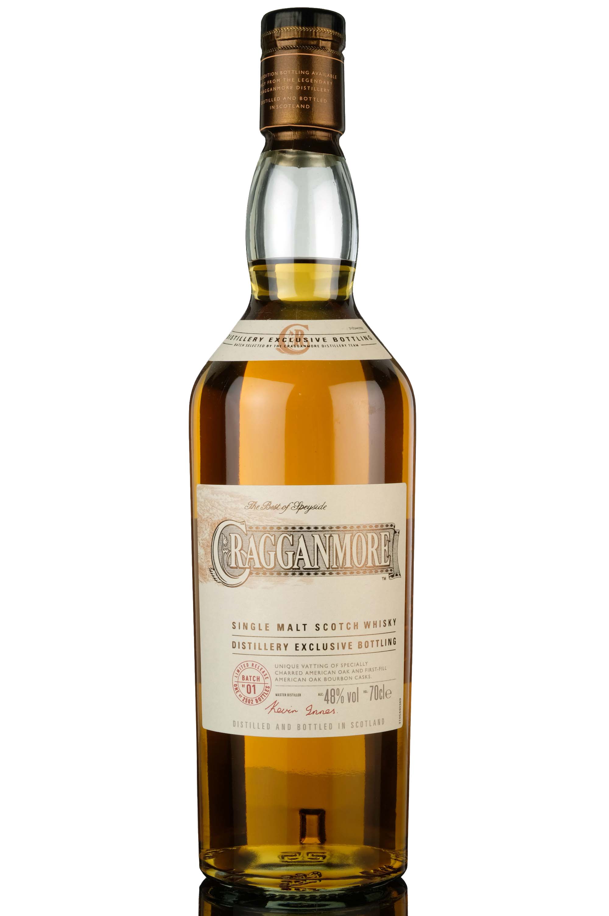 Cragganmore Distillery Exclusive  Batch 1  2018 Release