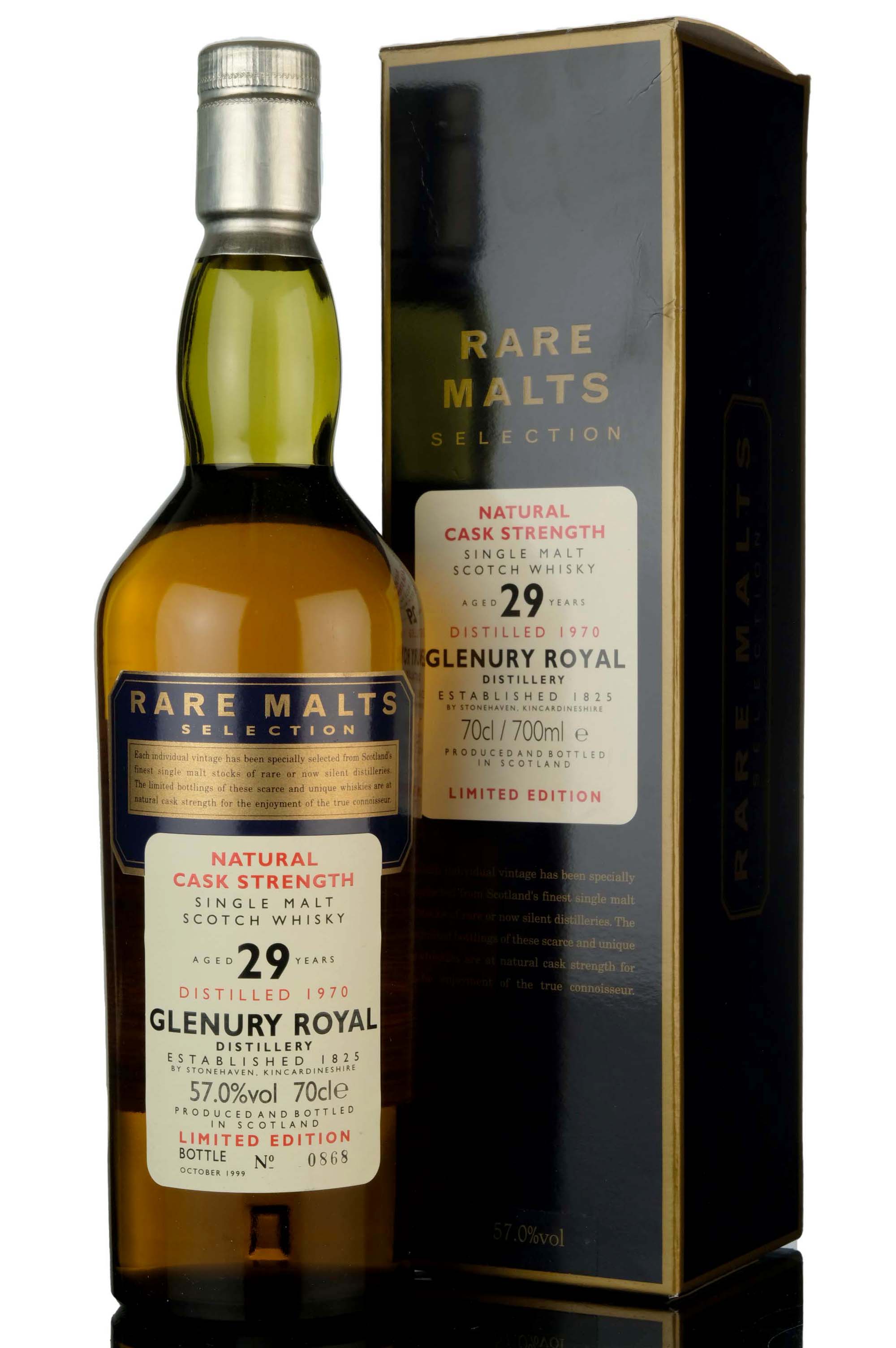Glenury Royal 1970-1999 - 29 Year Old - Rare Malts 57.0%