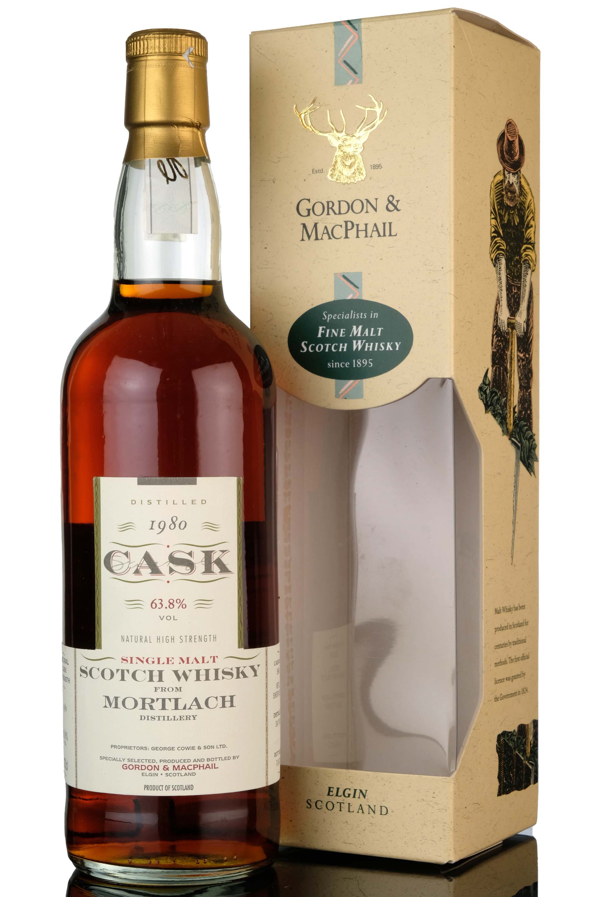 Mortlach 1980-2002 - Gordon & MacPhail - CASK 63.8% - Single Cask 3646