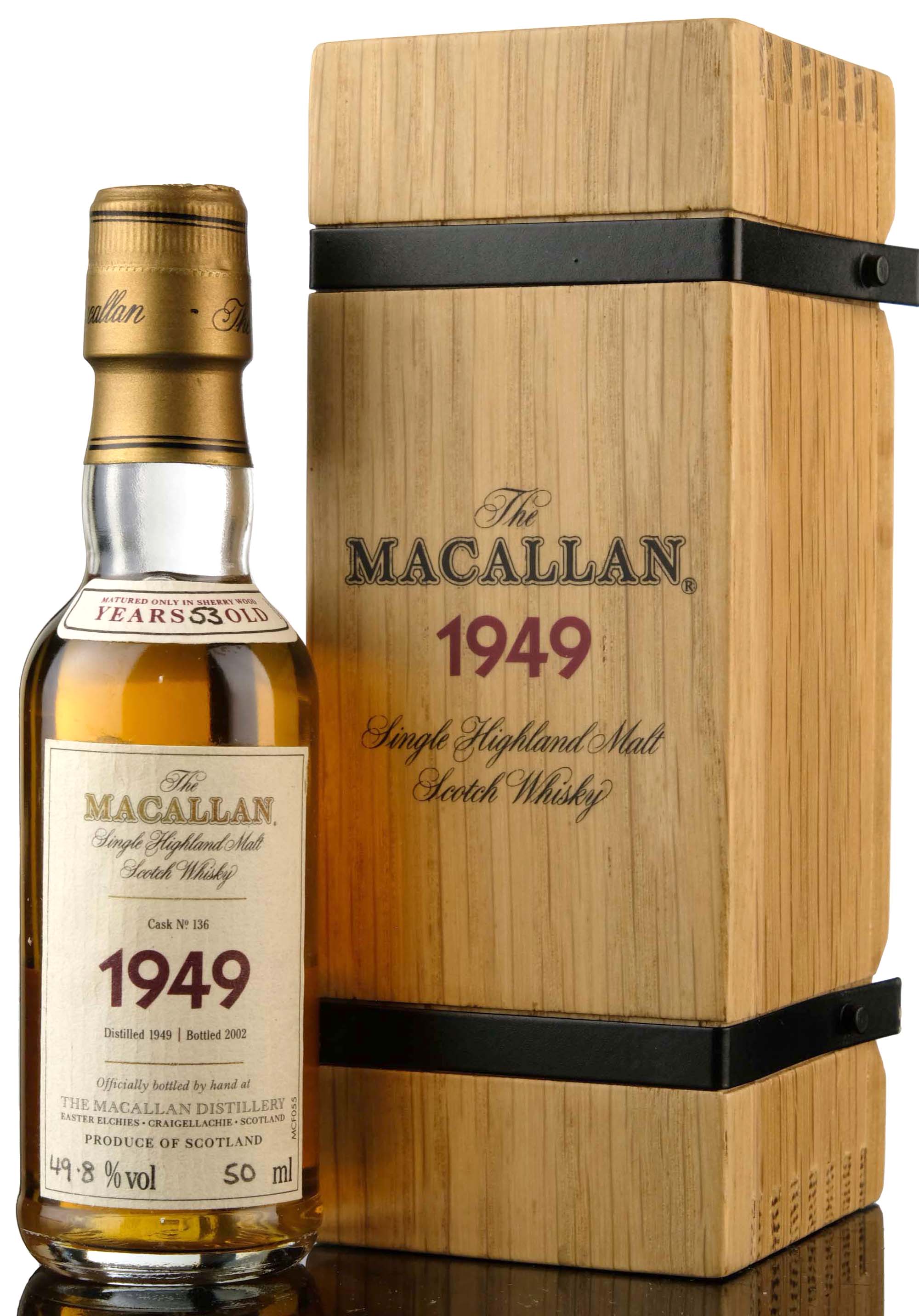 Macallan 1949-2002 - 53 Year Old - Fine & Rare - Single Cask 136 - Miniature