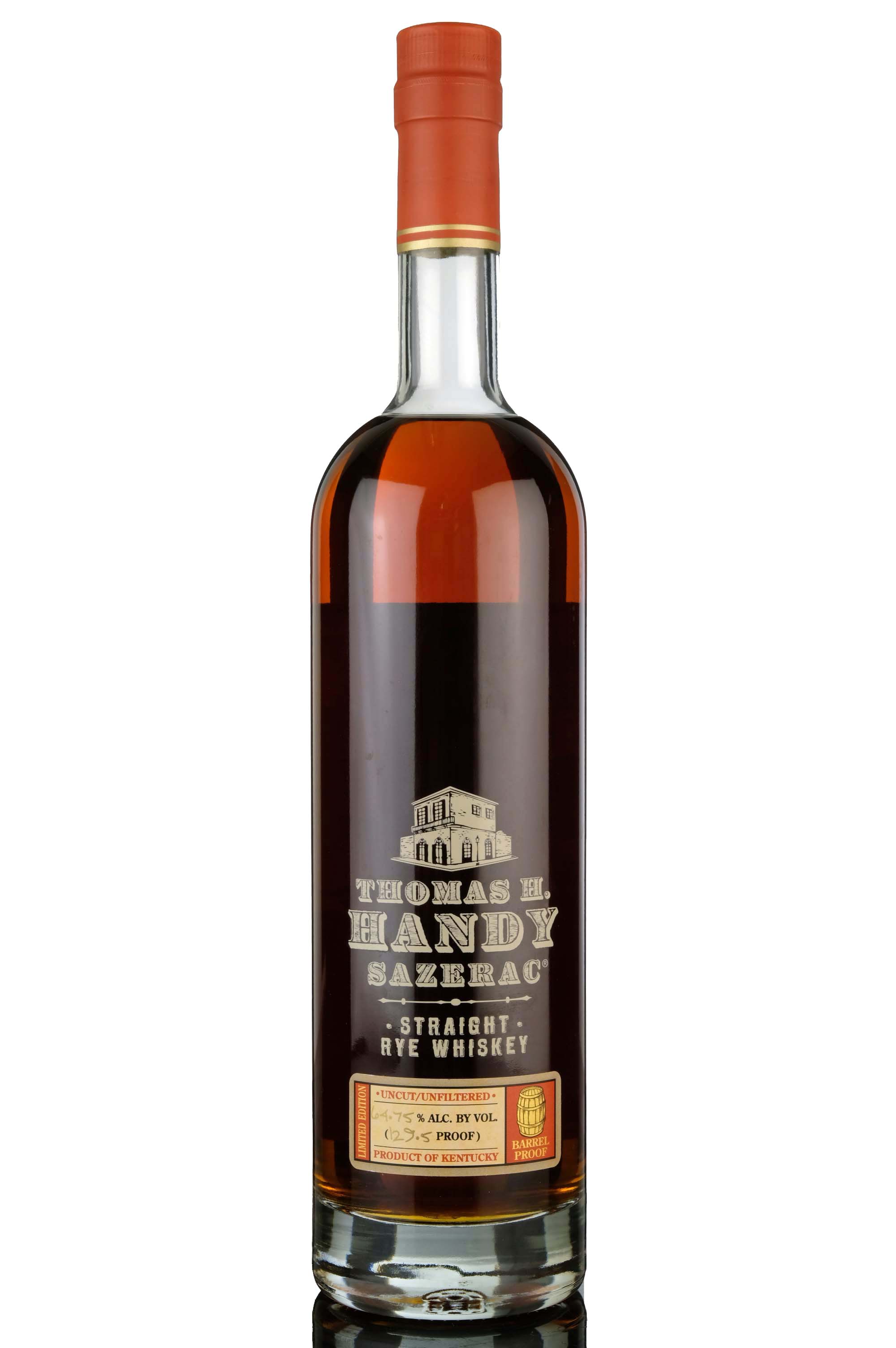 Thomas H Handy Sazerac 2015 - 6 Year Old - 2021 Release - Barrel Proof 64.75%