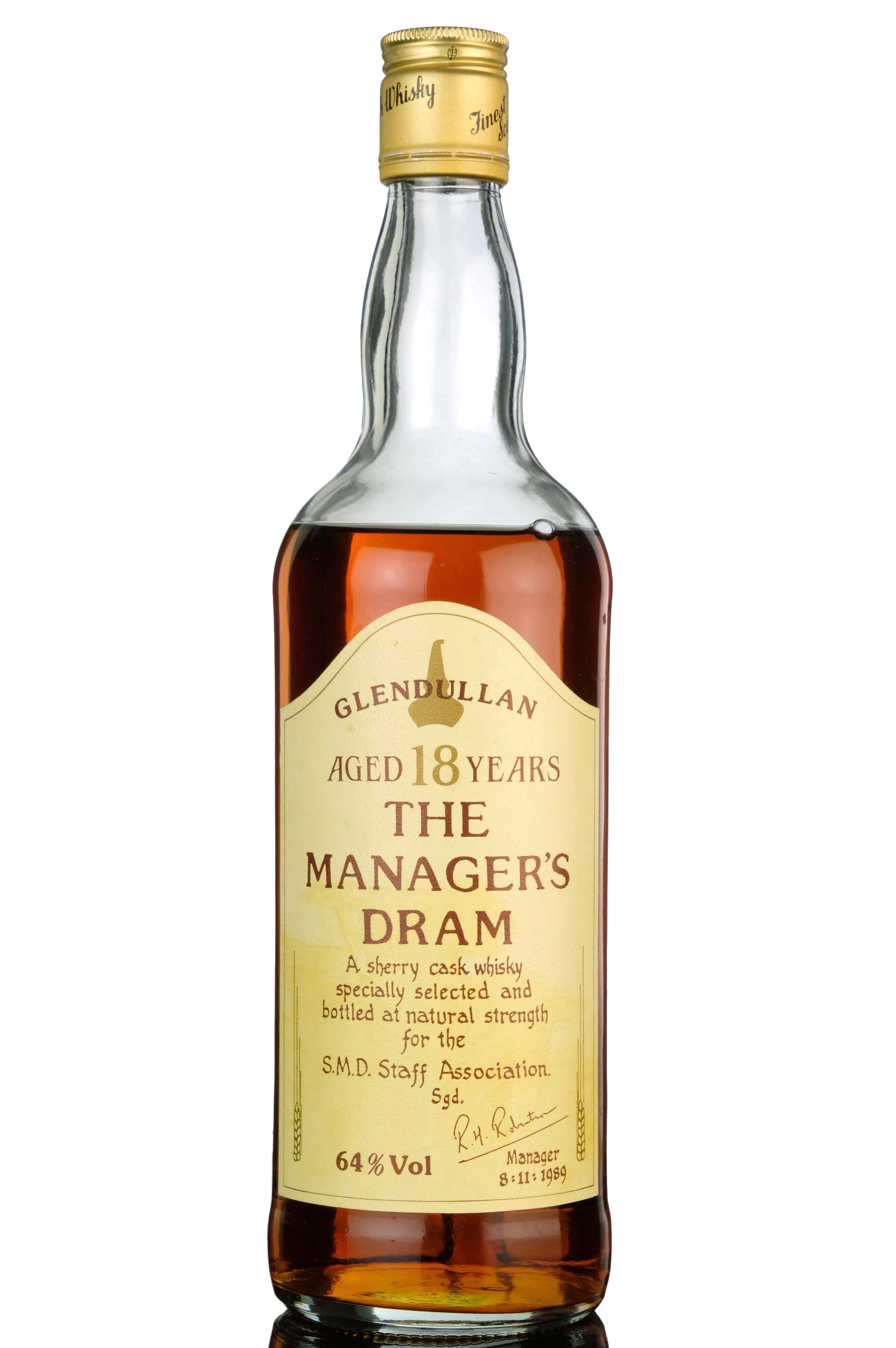 Glendullan 18 Year Old - Managers Dram 1989