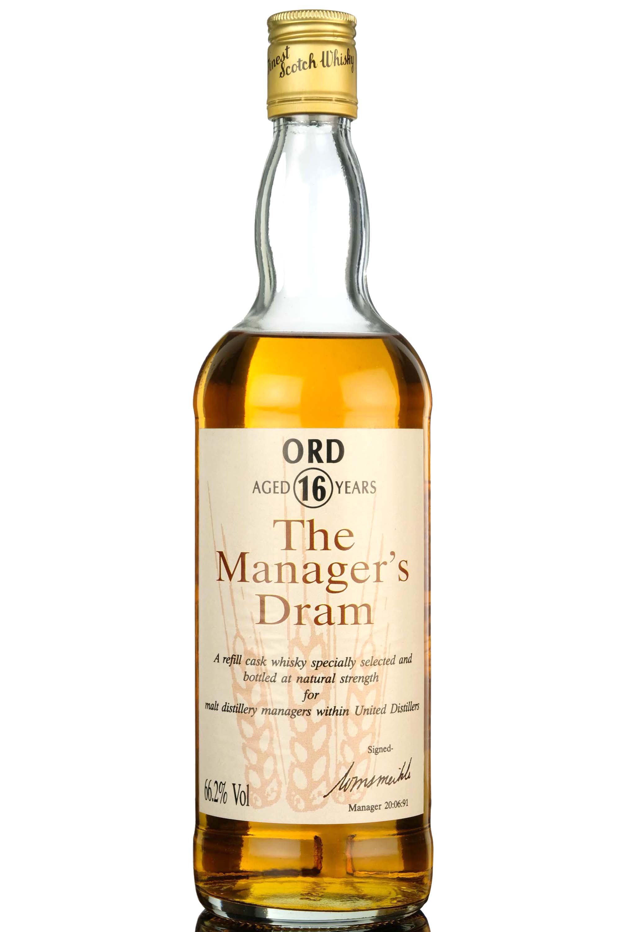 Ord 16 Year Old - Managers Dram 1991