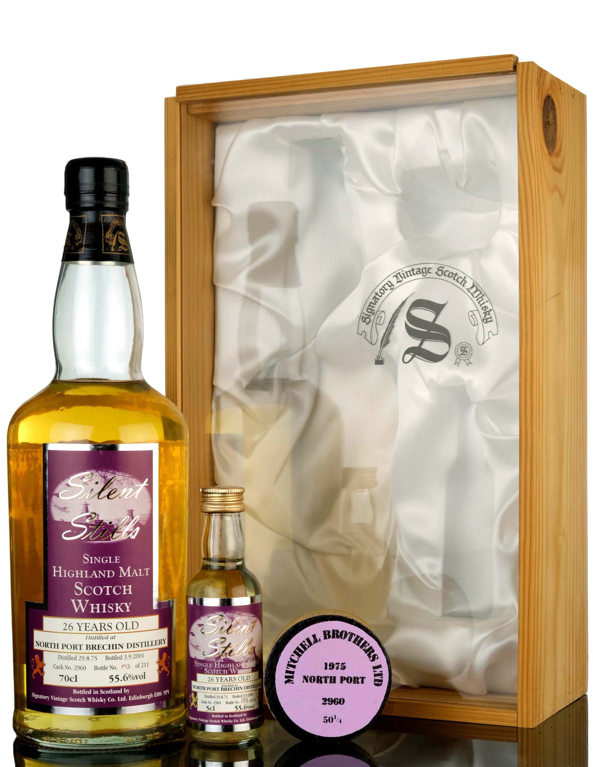 North Port Brechin 1975-2001 - 26 Year Old - Signatory Vintage Silent Stills - Single Cask