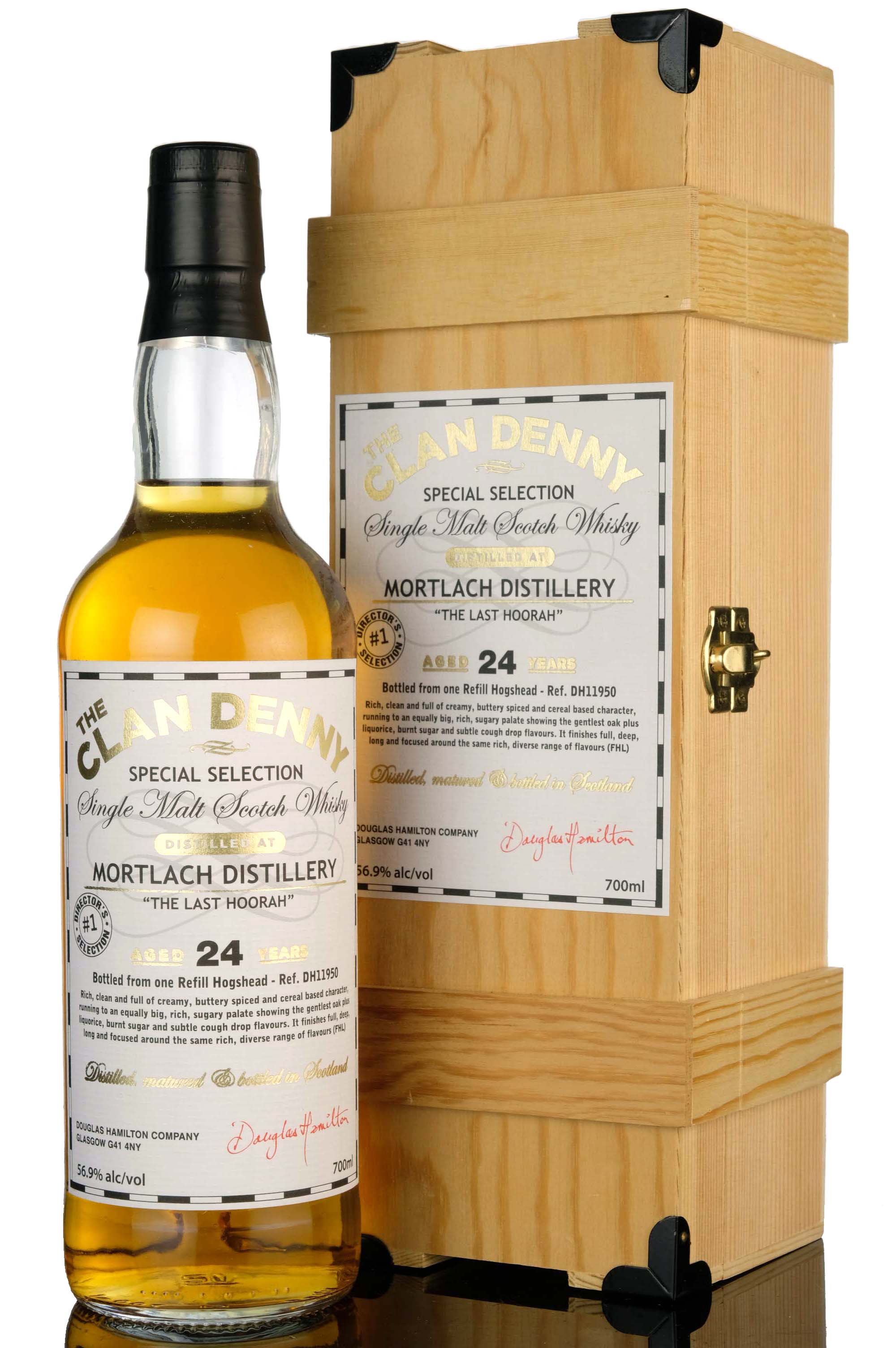 Mortlach 24 Year Old - Douglas Hamilton - The Clan Denny - Single Cask 11950