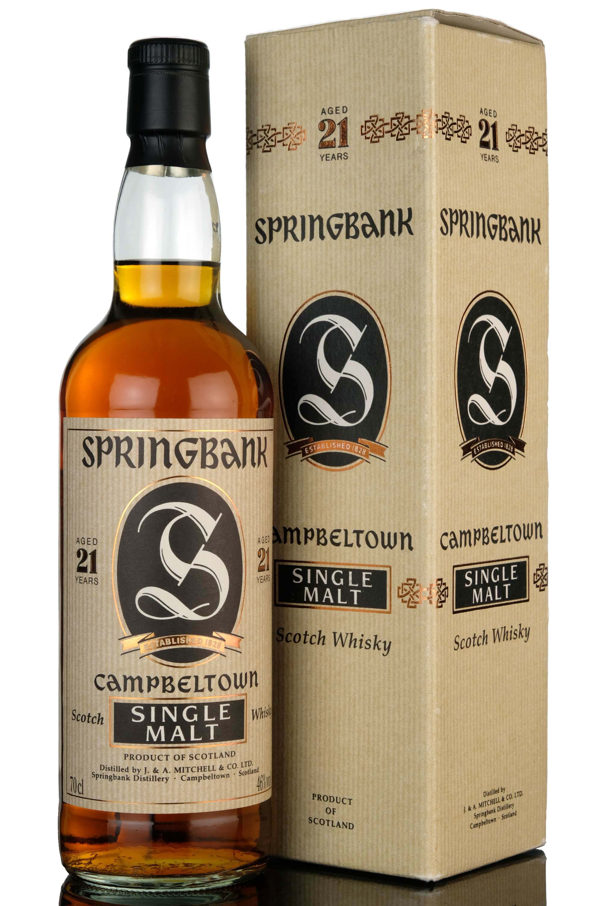 Springbank 21 Year Old - Circa 2000