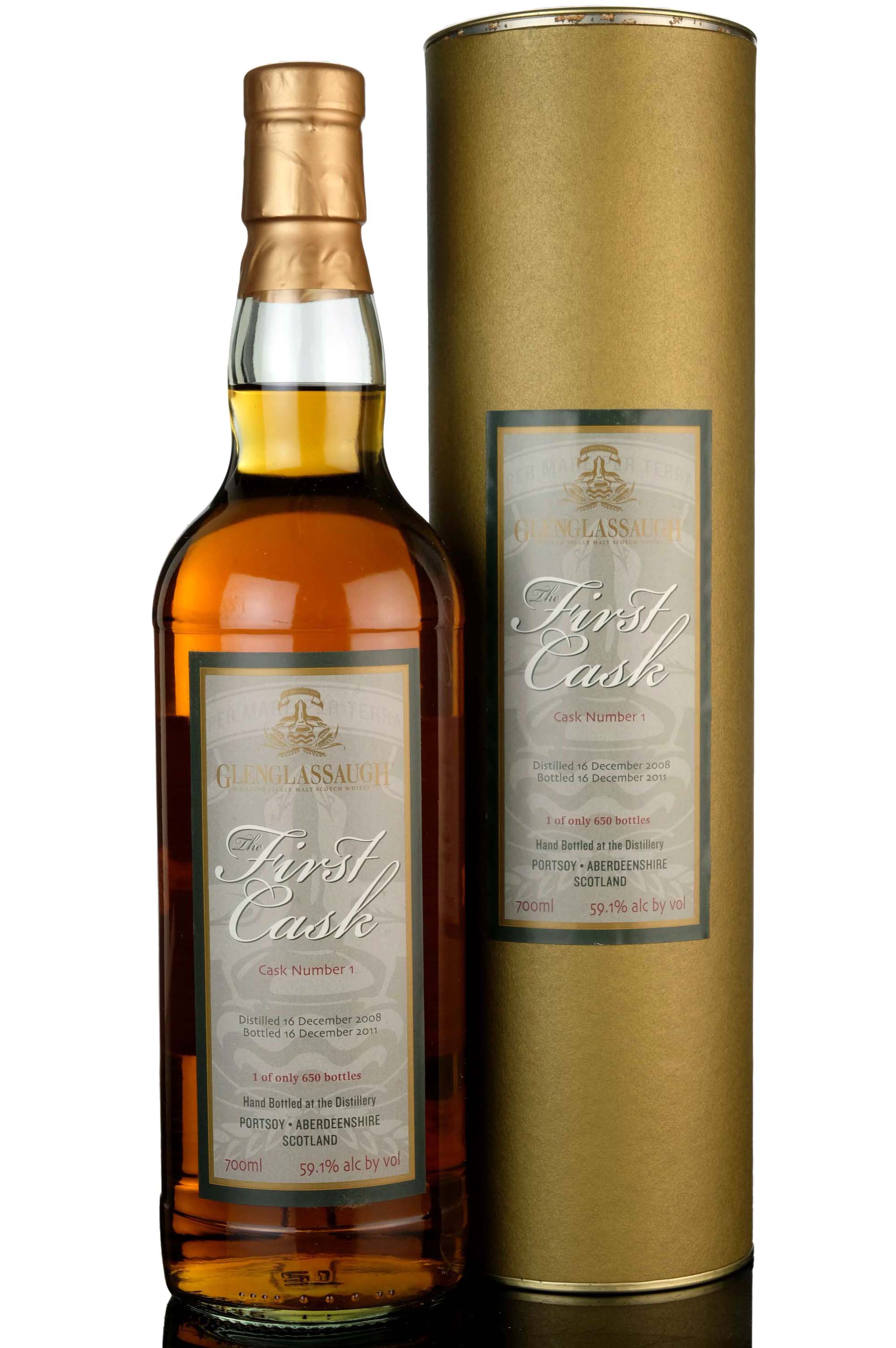 Glenglassaugh 2008-2011 - The First Cask - Single Cask 1