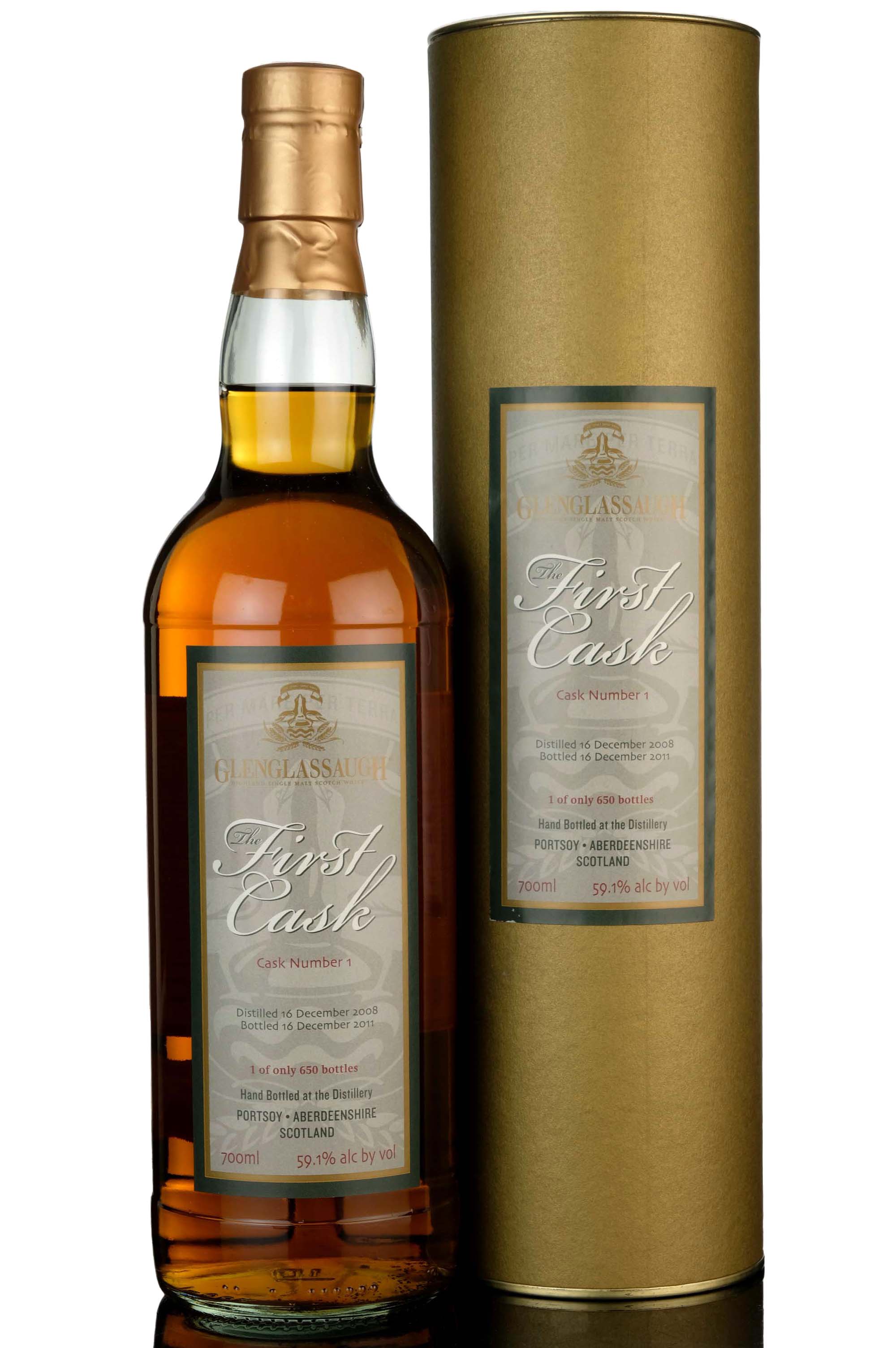 Glenglassaugh 2008-2011 - The First Cask - Single Cask 1