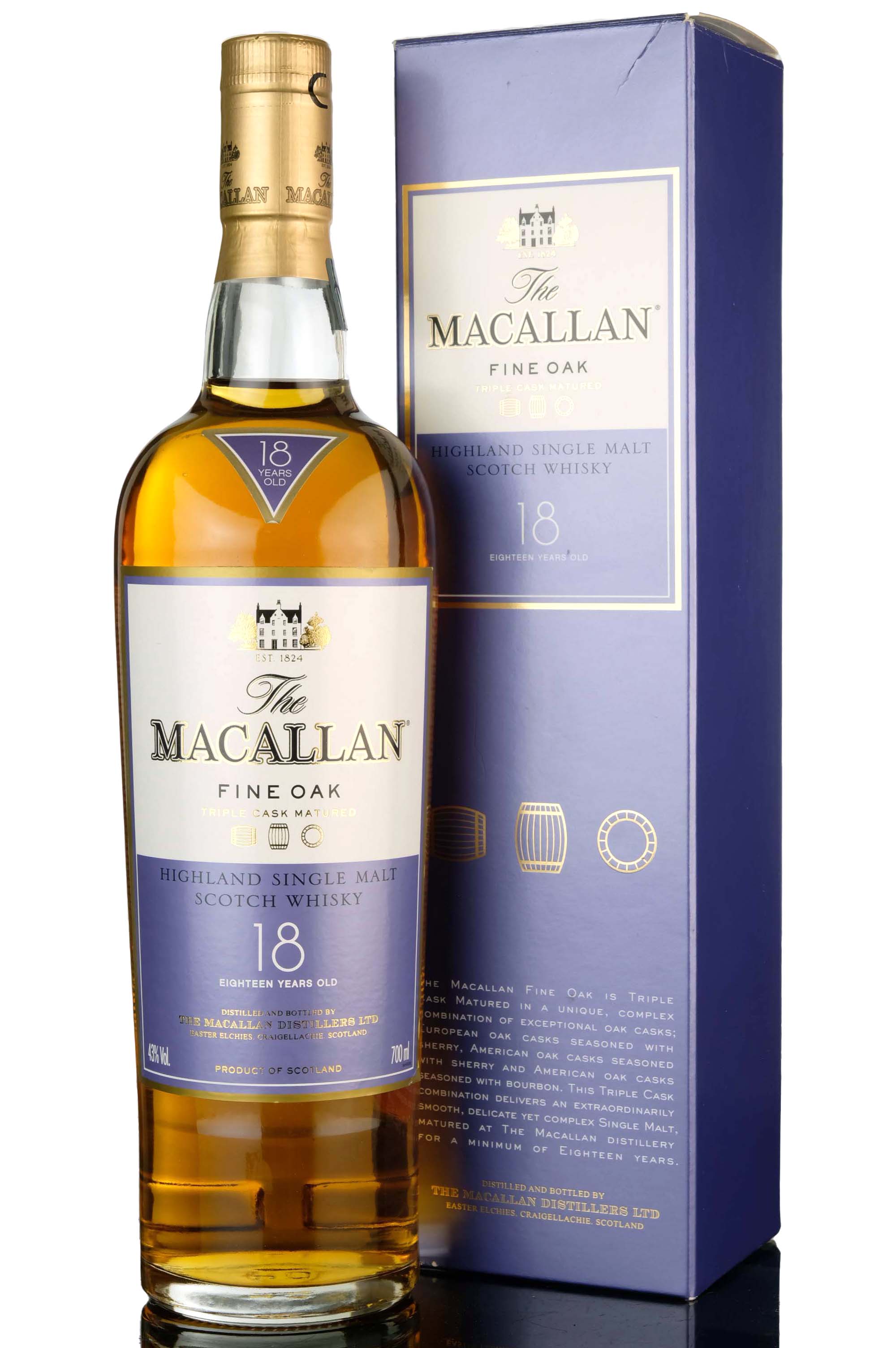 Macallan 18 Year Old - Fine Oak - Mid 2000s