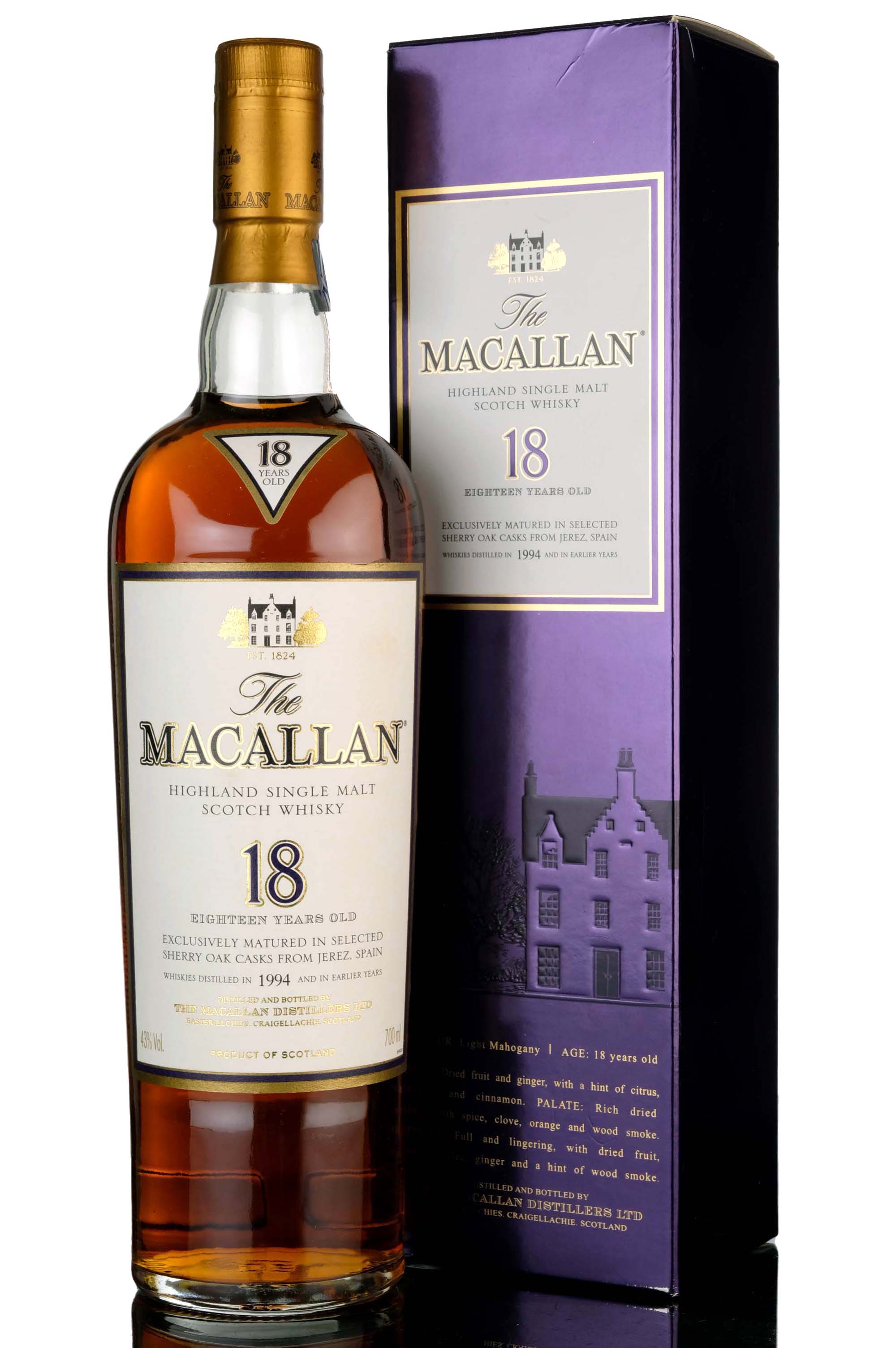 Macallan 1994 - 18 Year Old - Sherry Cask