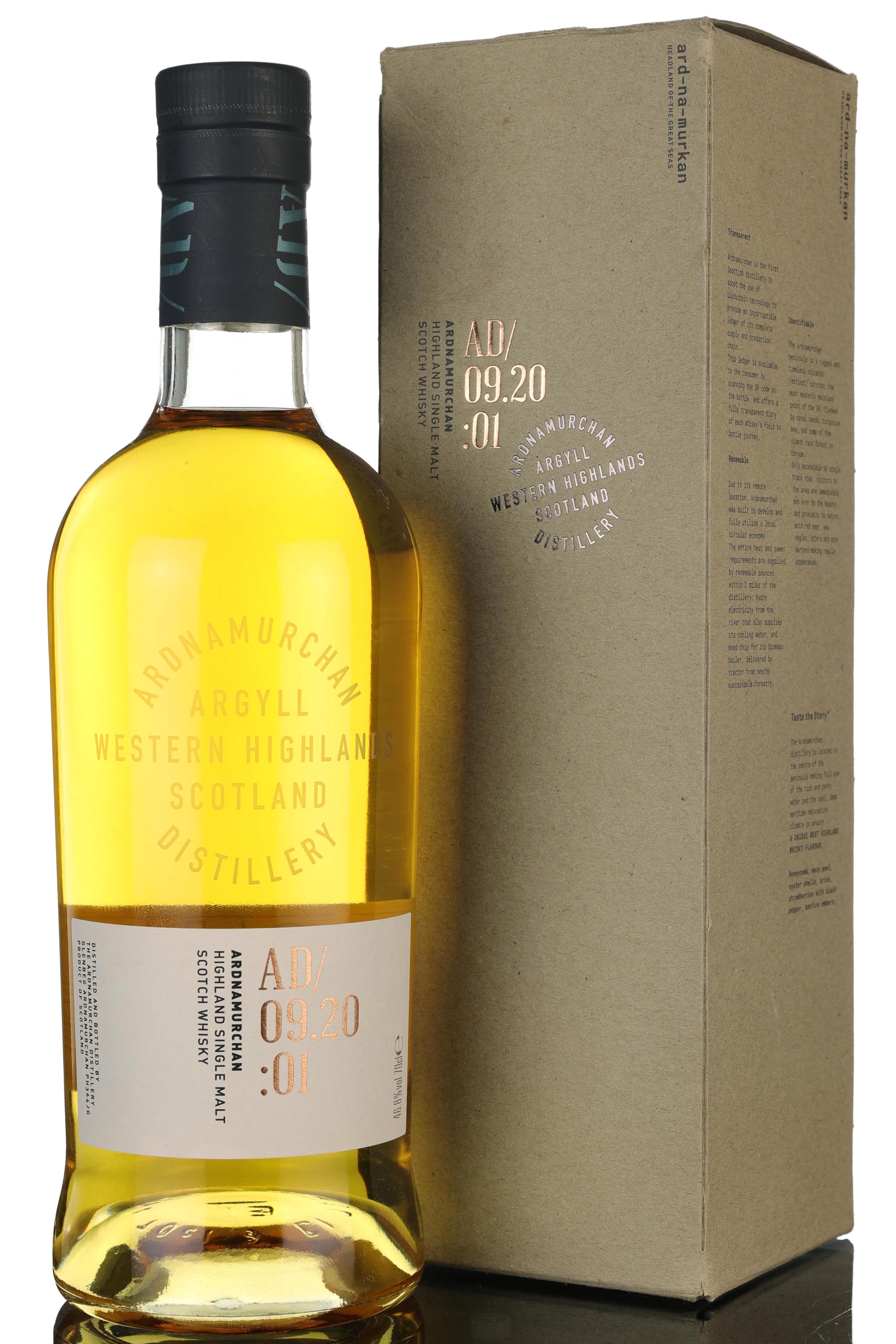 Ardnamurchan 2015 - AD/09.20:01 - Batch 1 - 2020 Release - Inaugural Single Malt