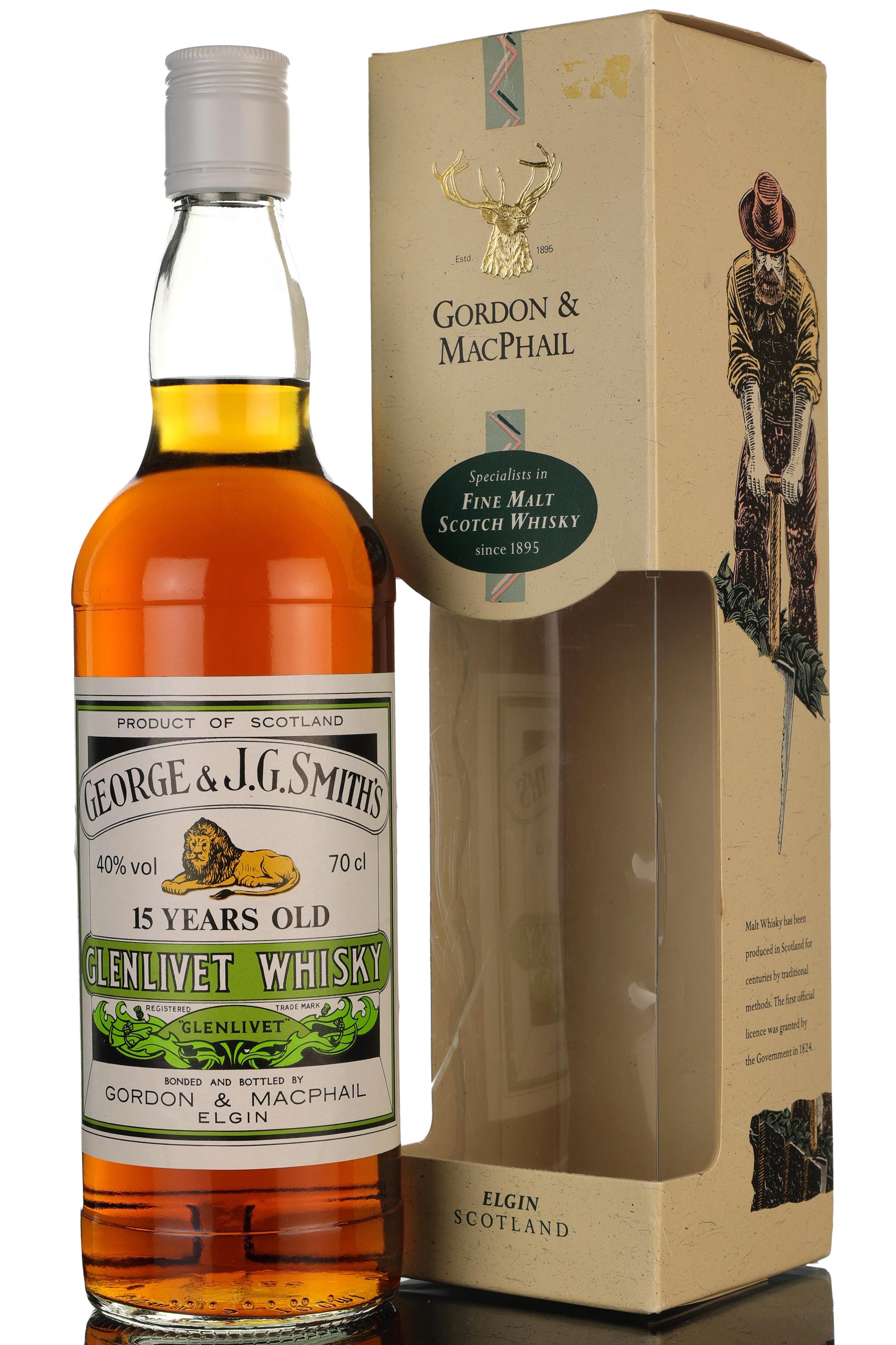 Glenlivet 15 Year Old - Gordon & MacPhail - 1990s