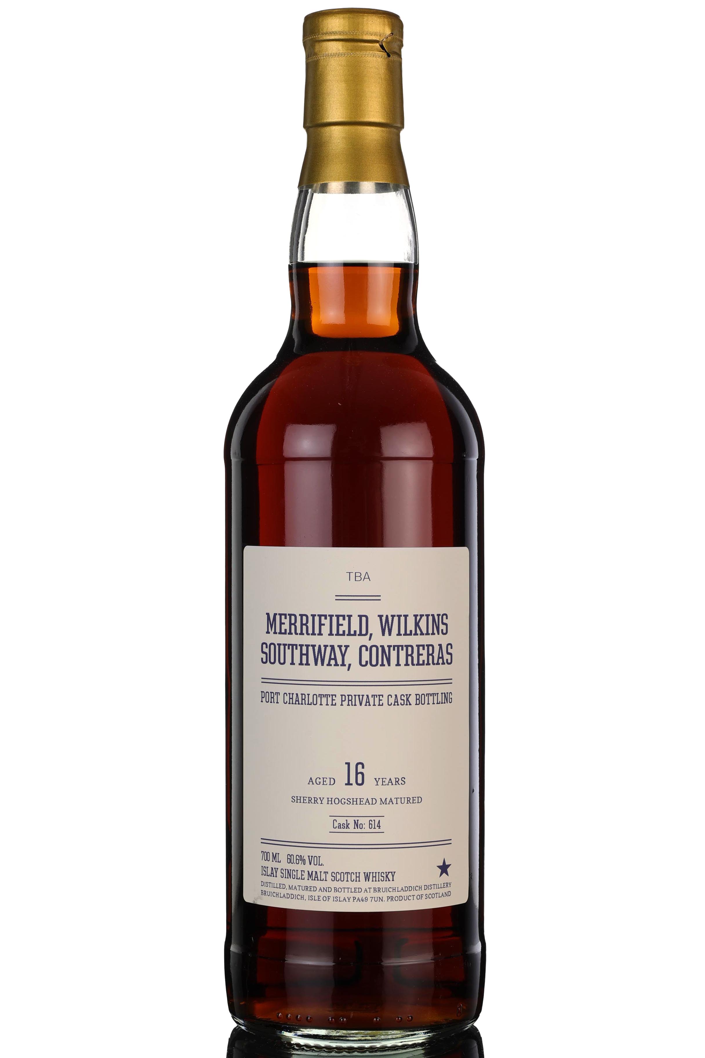 Port Charlotte 16 Year Old - Private Bottling - Single Cask 614