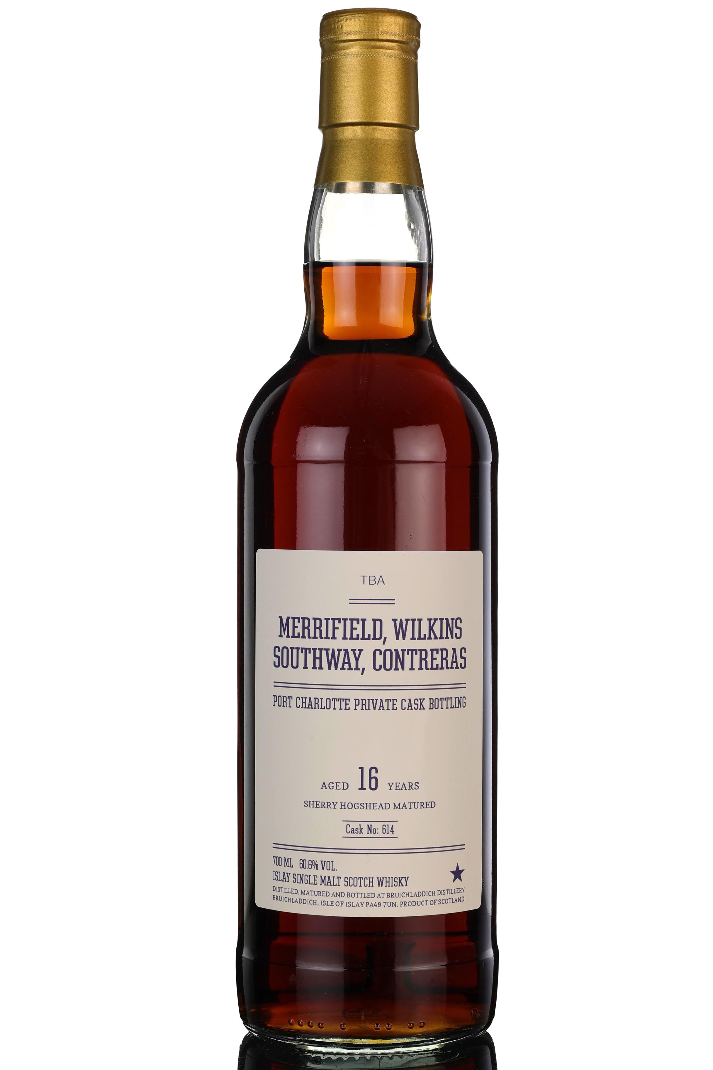 Port Charlotte 16 Year Old - Private Bottling - Single Cask 614