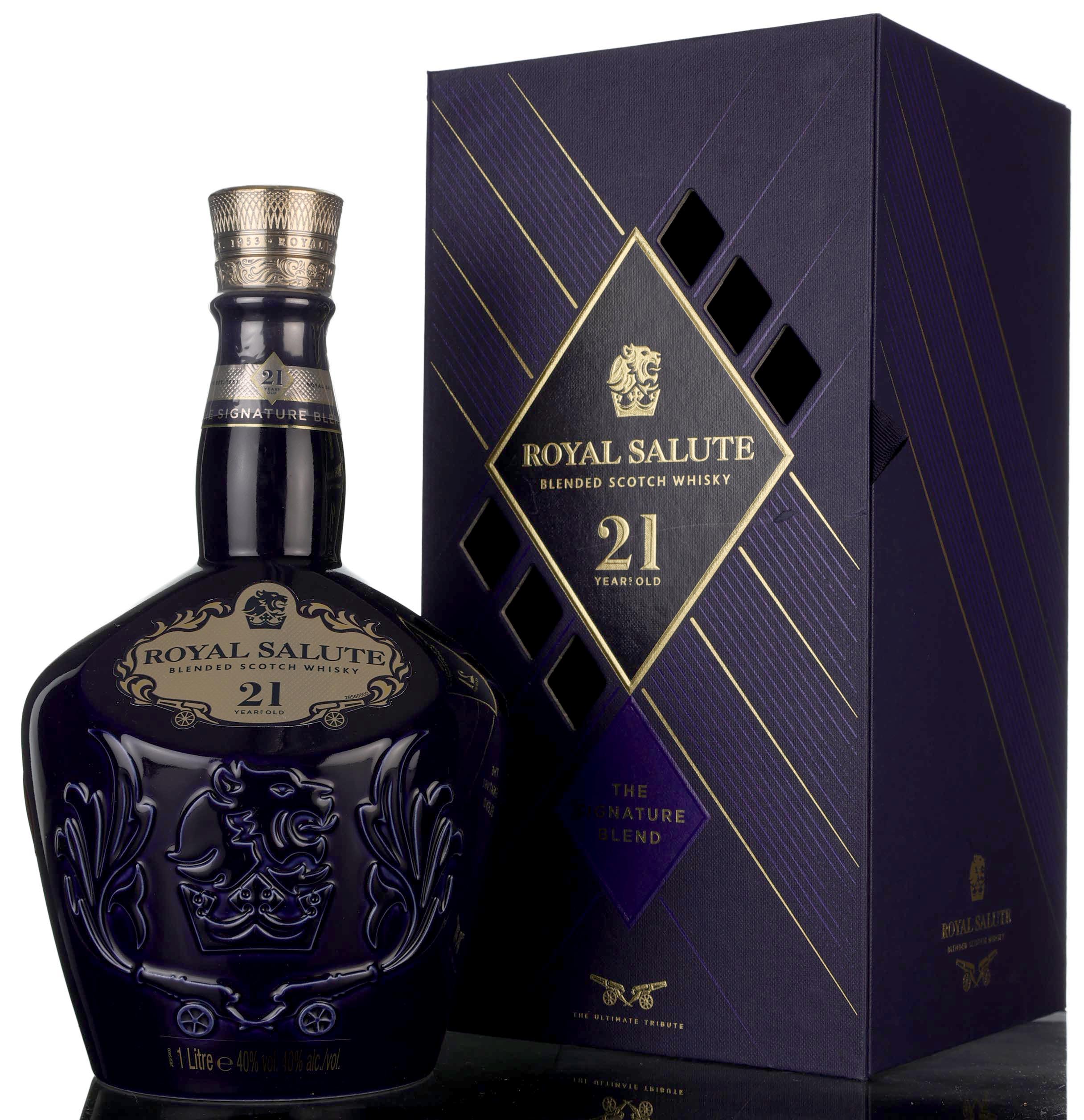 Royal Salute 21 Blue Ceramic 2023 Release