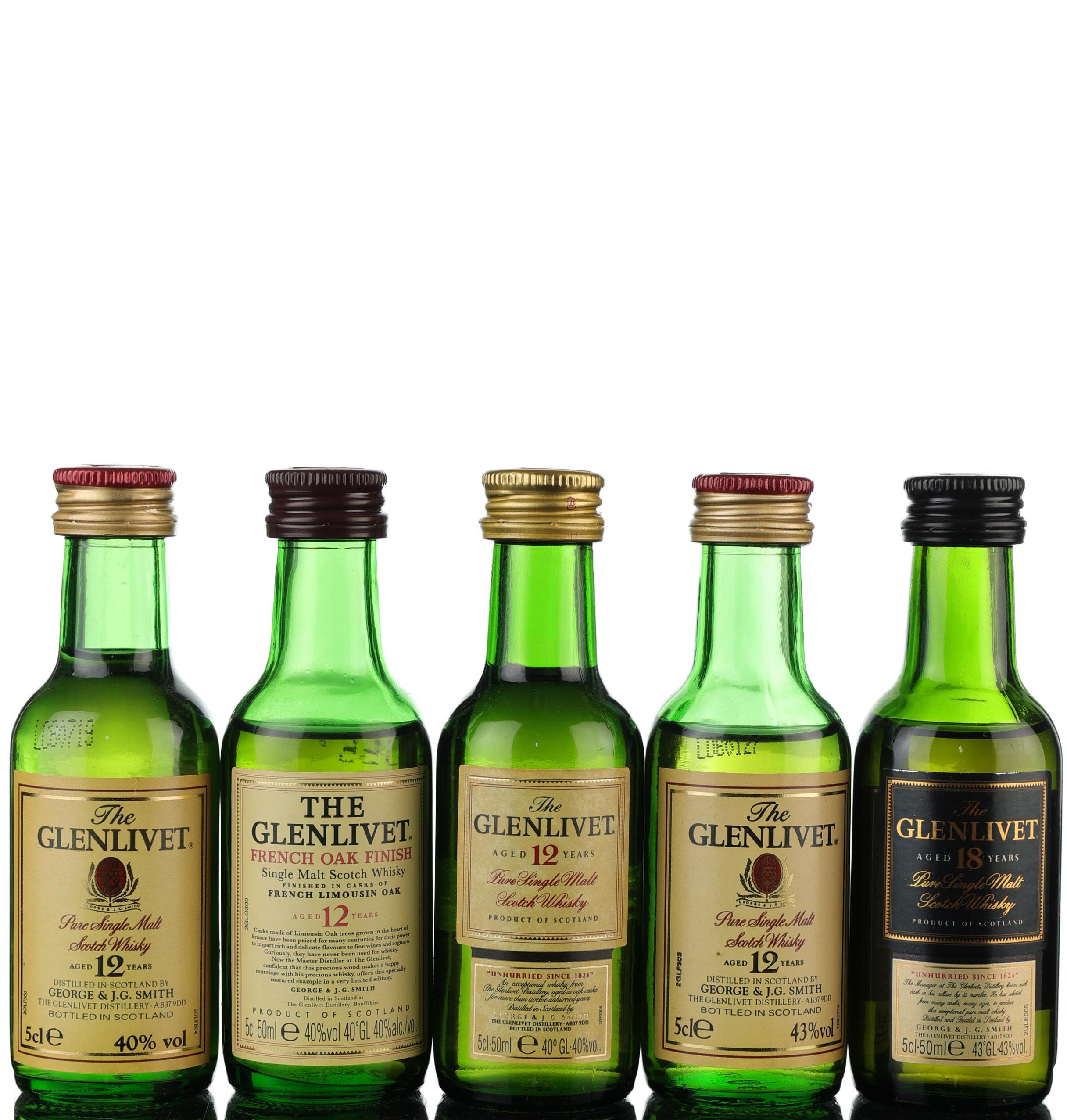 5 x Single Malt Miniatures