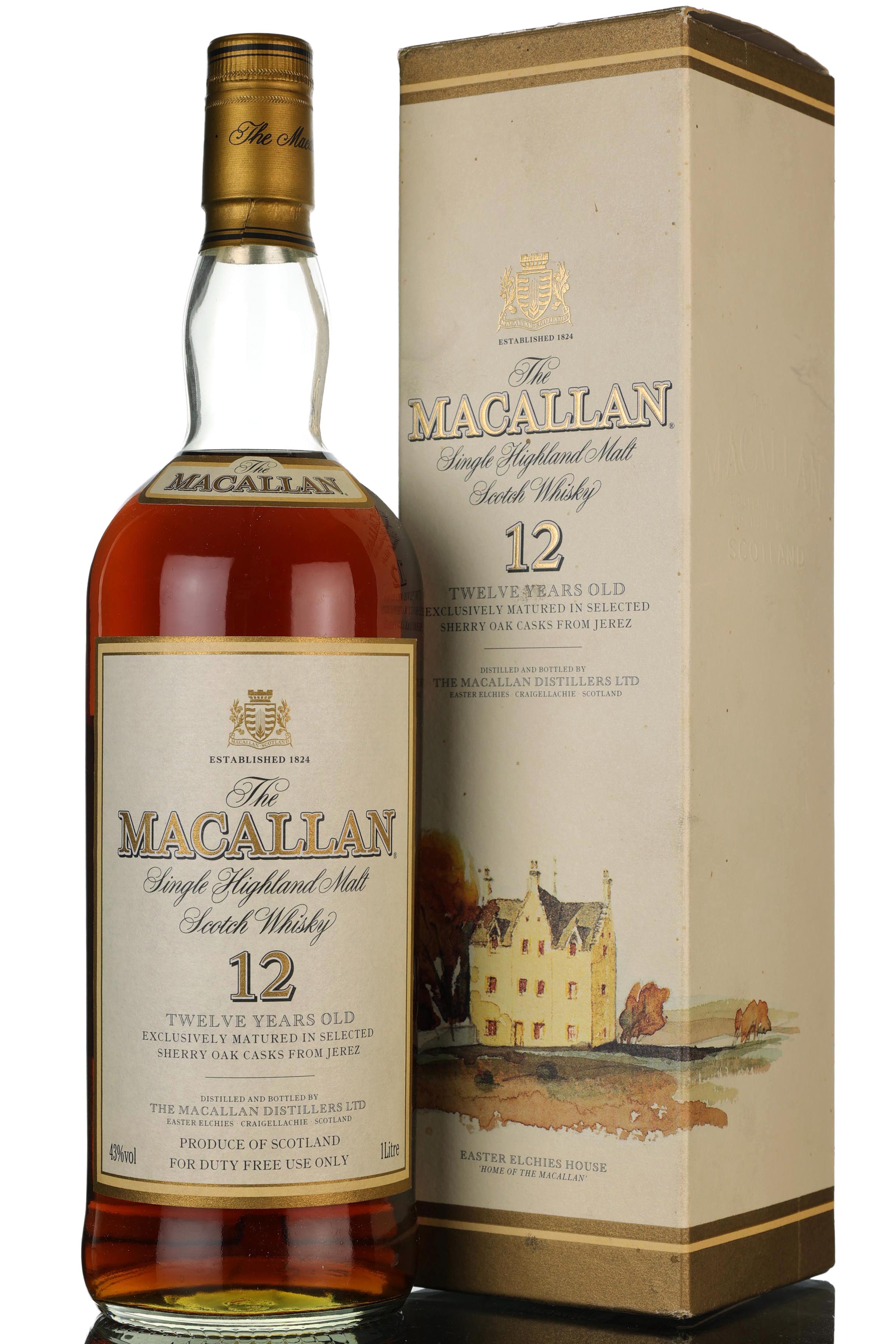 Macallan 12 Year Old - Sherry Cask - Early 2000s - 1 Litre