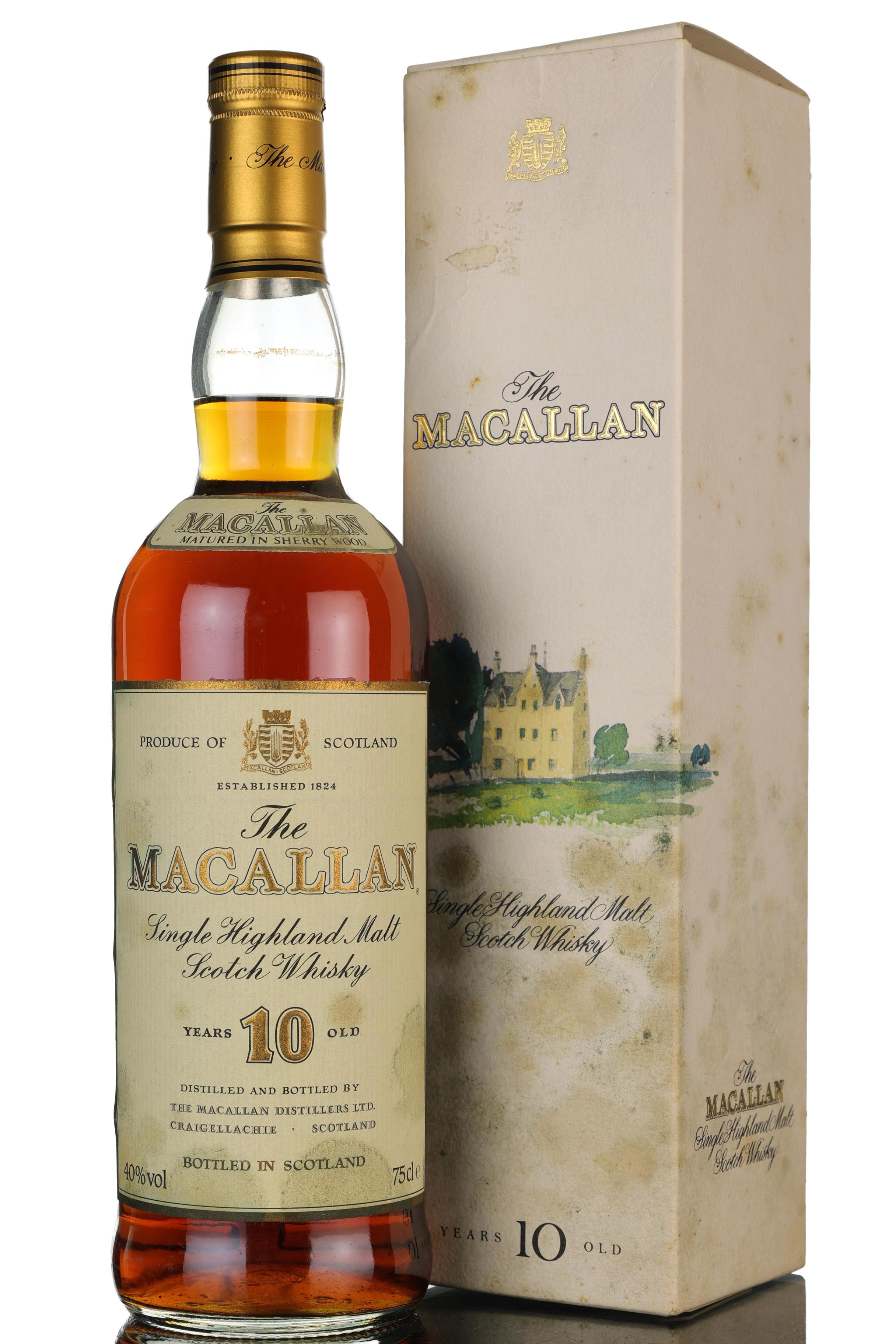 Macallan 10 Year Old - Sherry Cask - Circa 1990