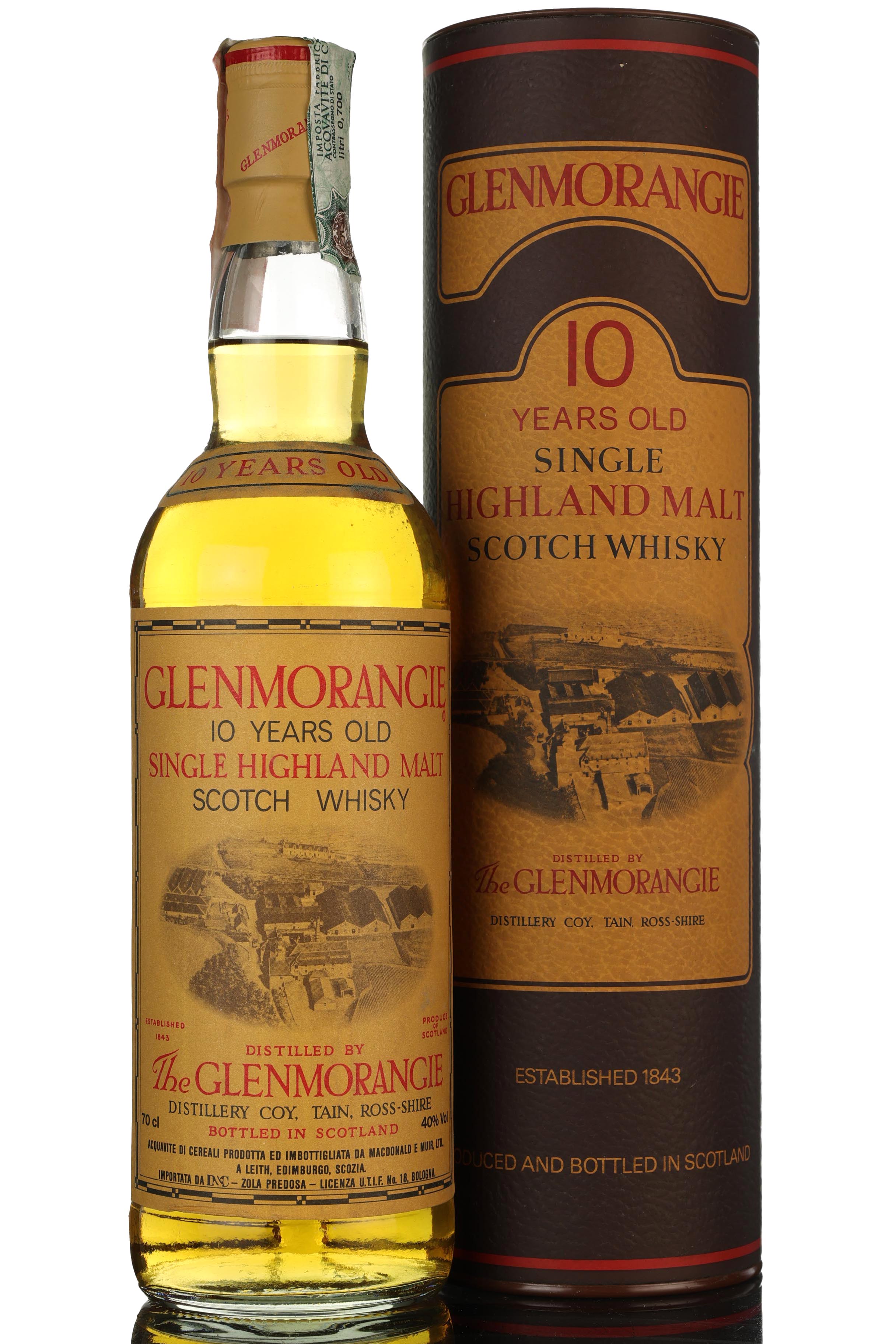 Glenmorangie 10 Year Old - 1990s - Italian Import