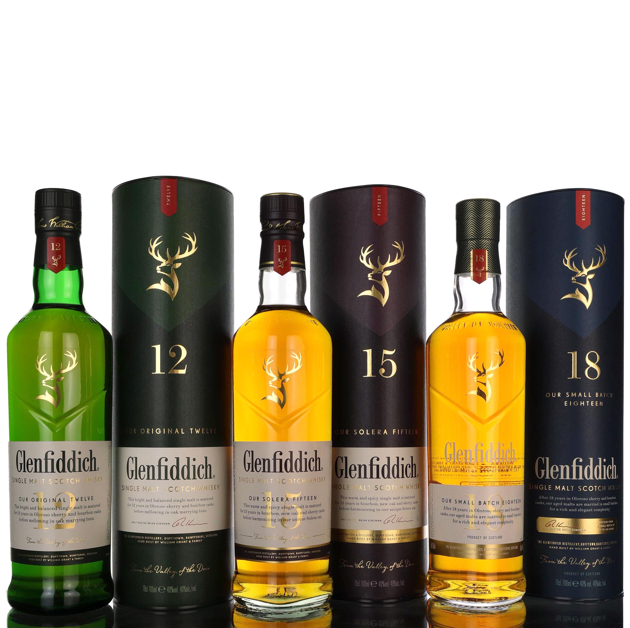 Glenfiddich 12-15-18 Year Old