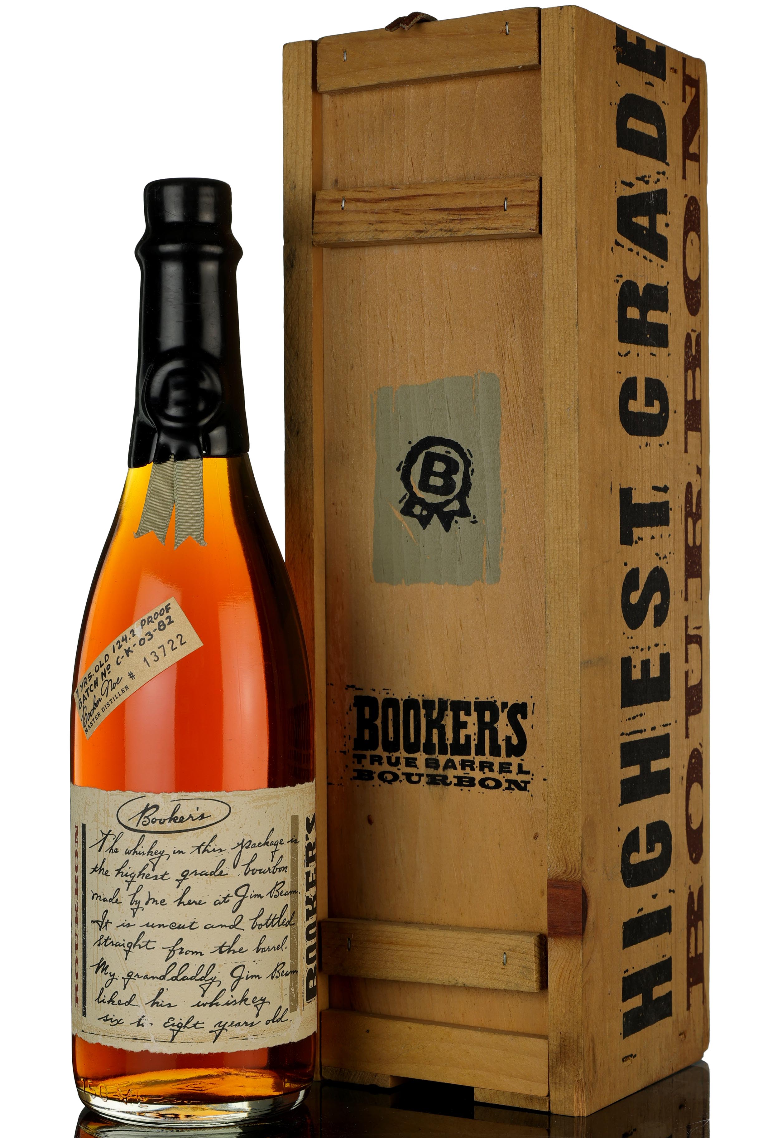 Bookers Bourbon 7 Year Old - Batch C-K-03-82 - Whisky-Online Auctions