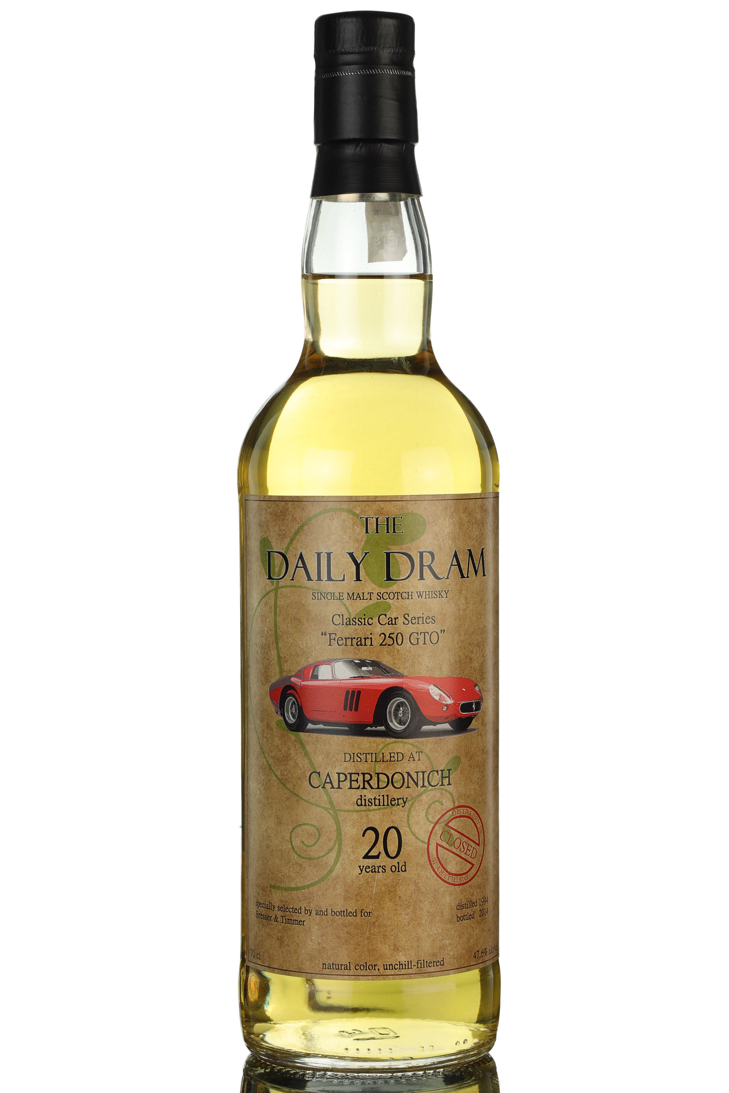 Caperdonich 1994-2014 - 20 Year Old - The Daily Dram Classic Car Series - Ferrari 250 GTO