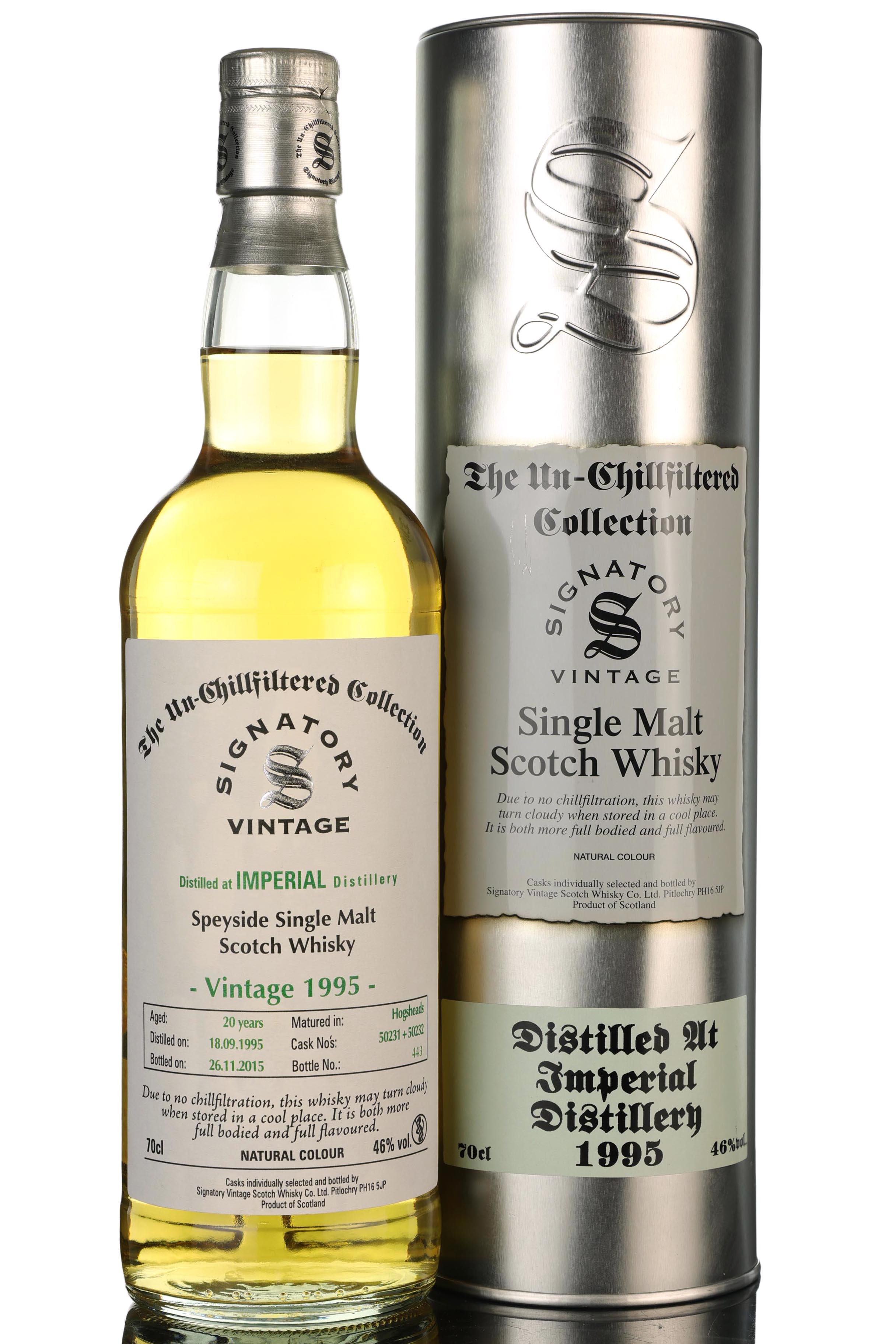 Imperial 1995-2015 - 20 Year Old - Signatory Vintage - Casks 50231-50232