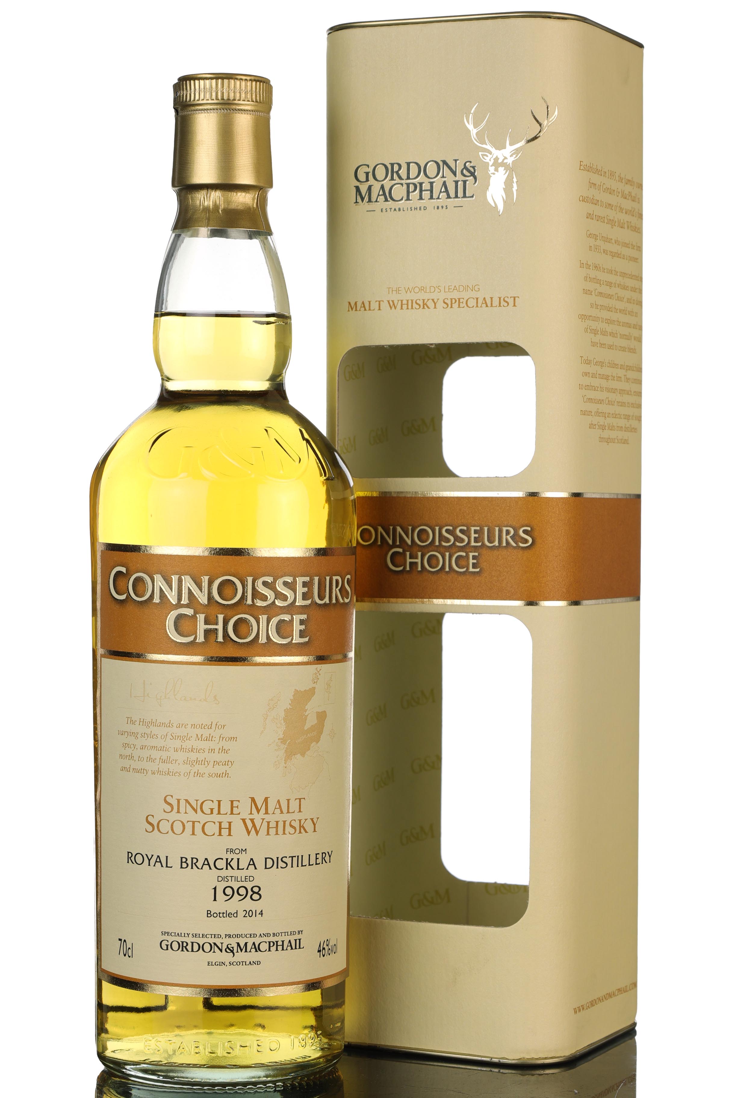 Royal Brackla 1998-2014 - Gordon & MacPhail - Connoisseurs Choice